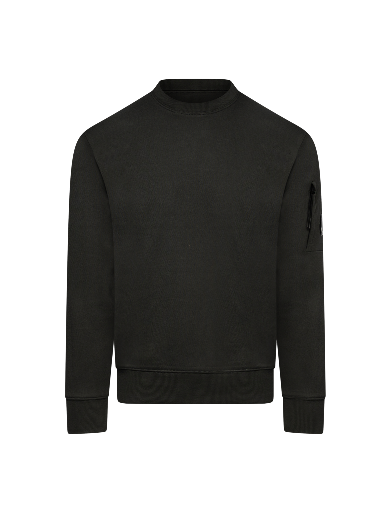 Diagonal raised fleece sweater