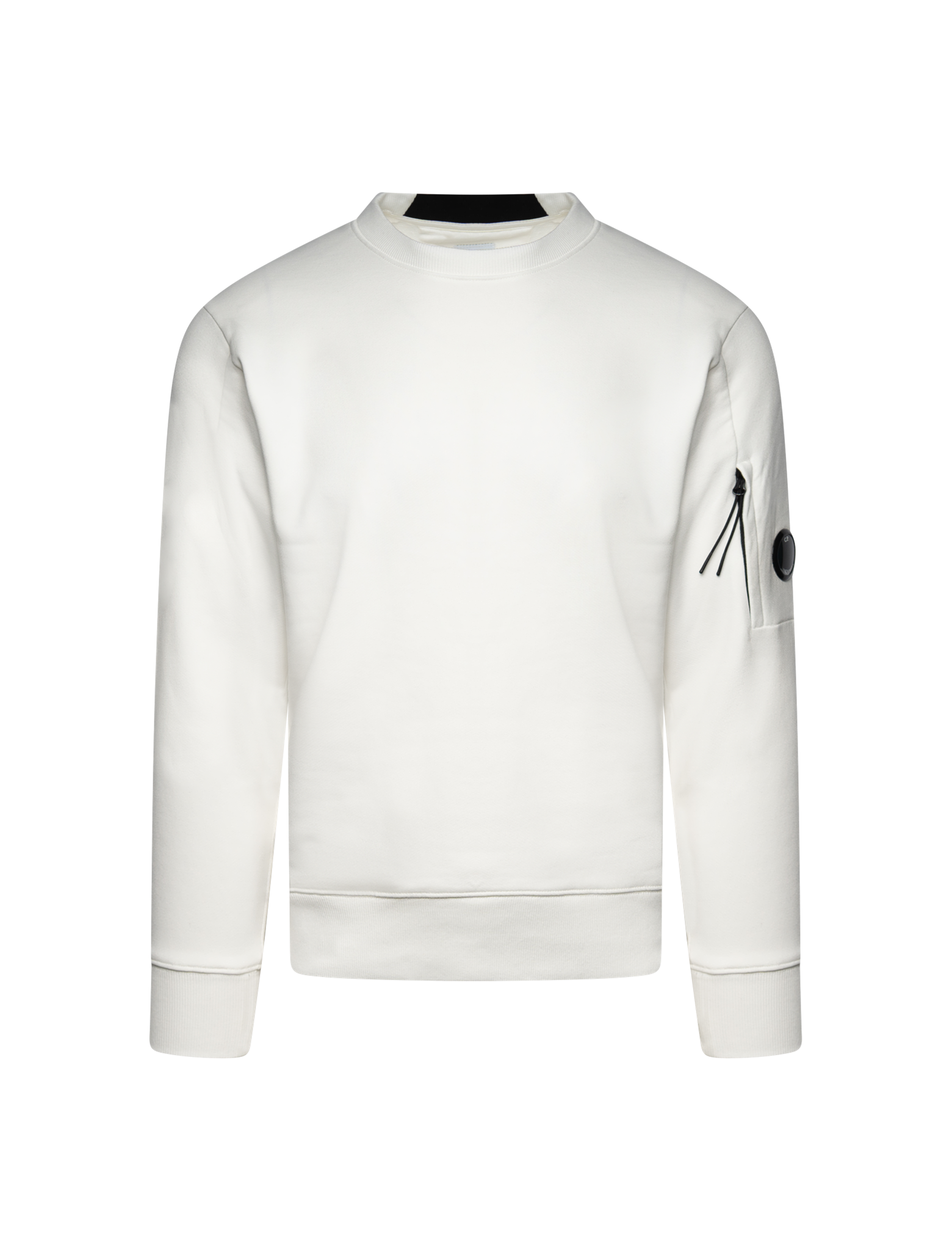 Diagonal raised fleece sweater