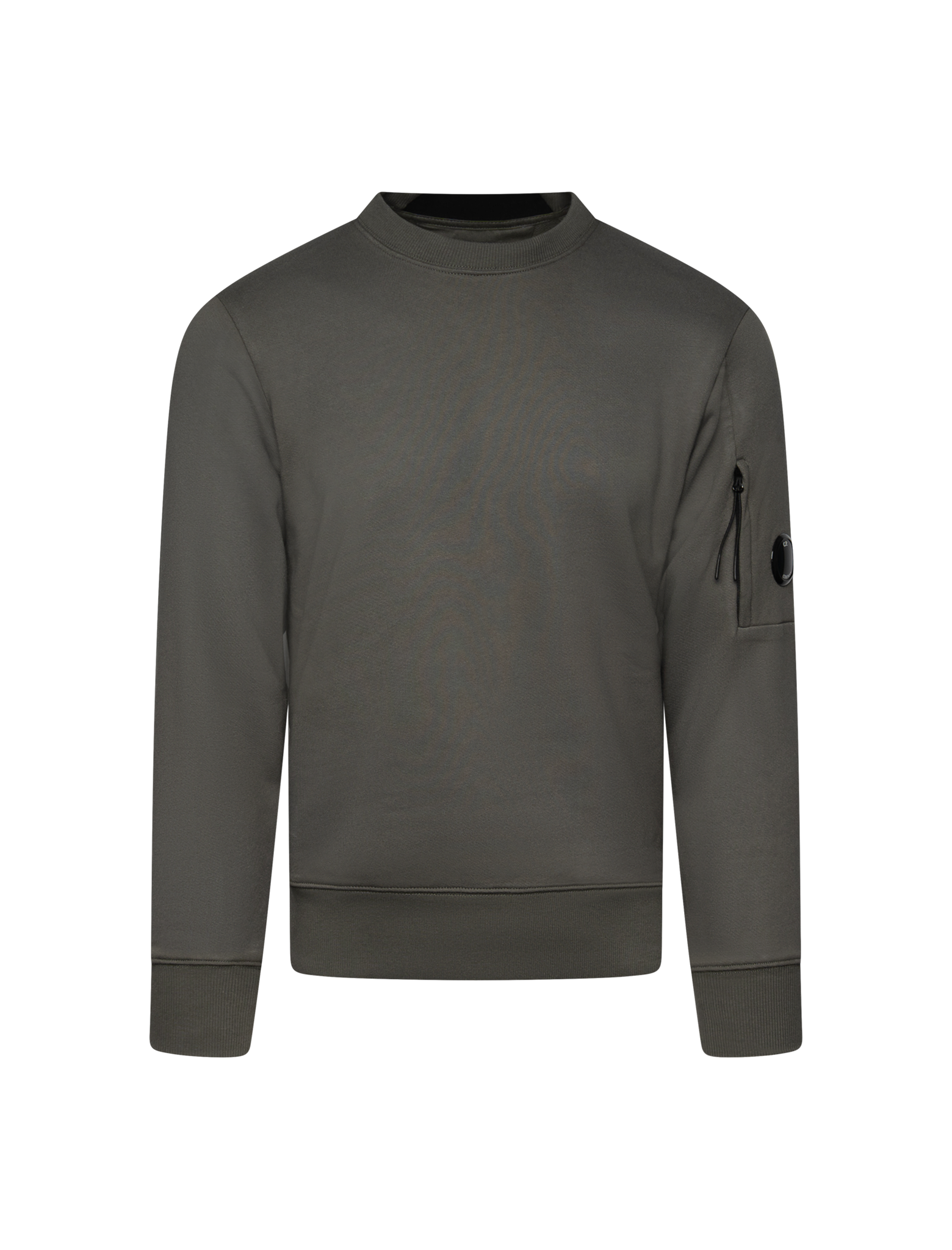 Diagonal raised fleece sweater