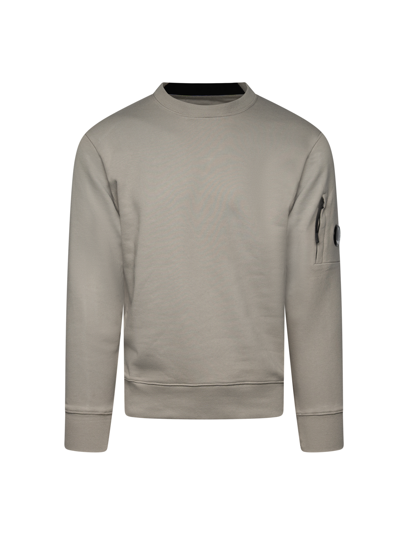 Diagonal raised fleece sweater