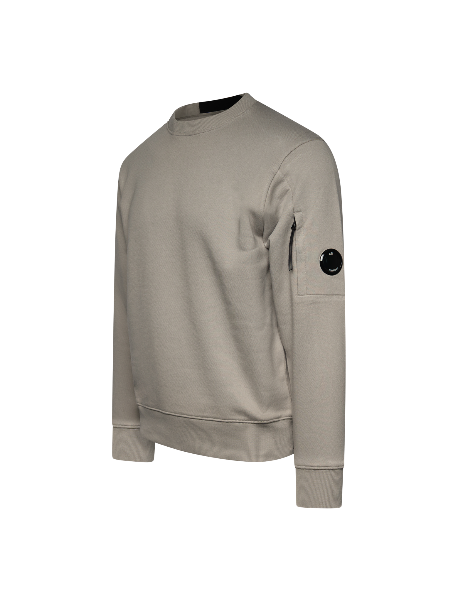 Diagonal raised fleece sweater