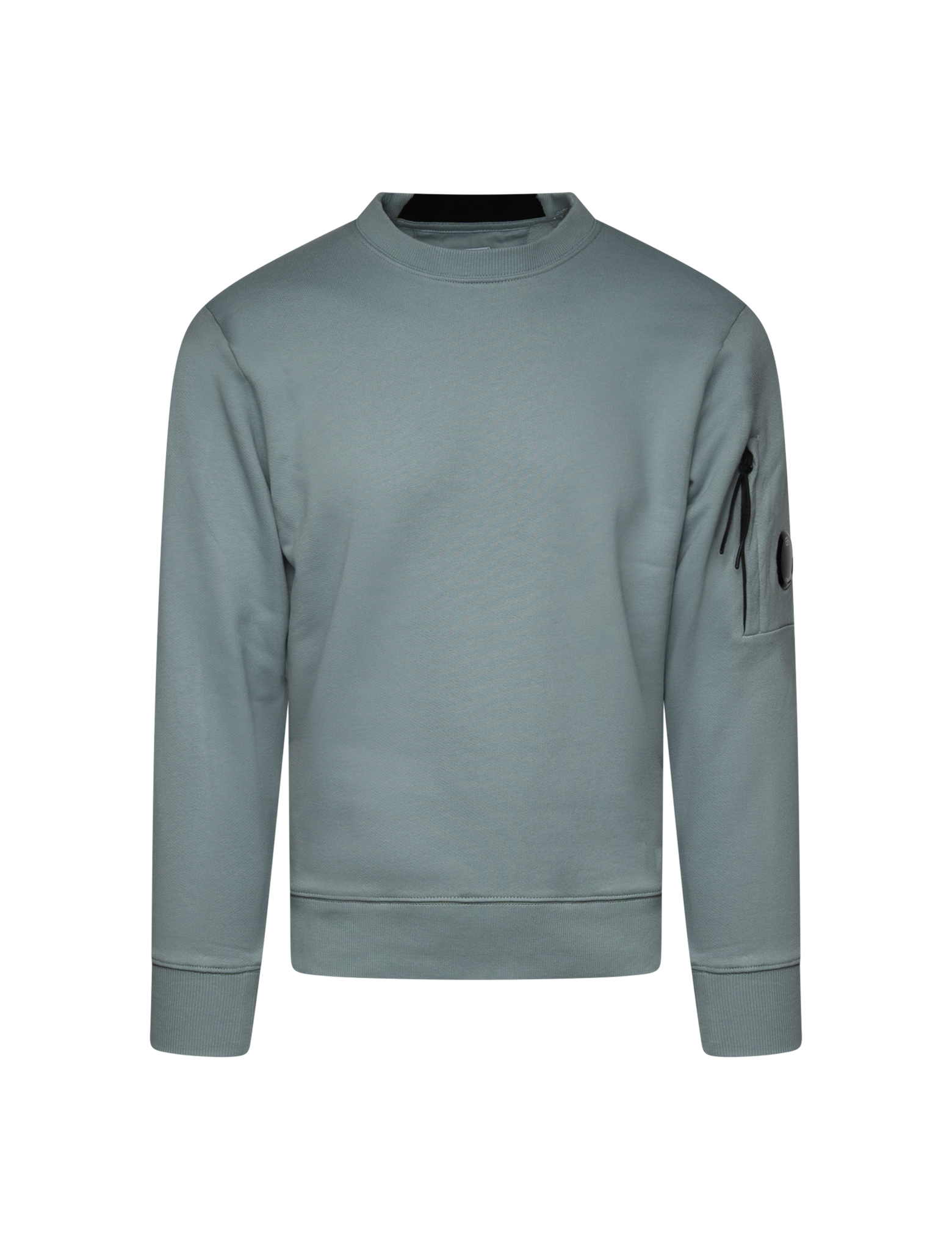 Diagonal raised fleece sweater