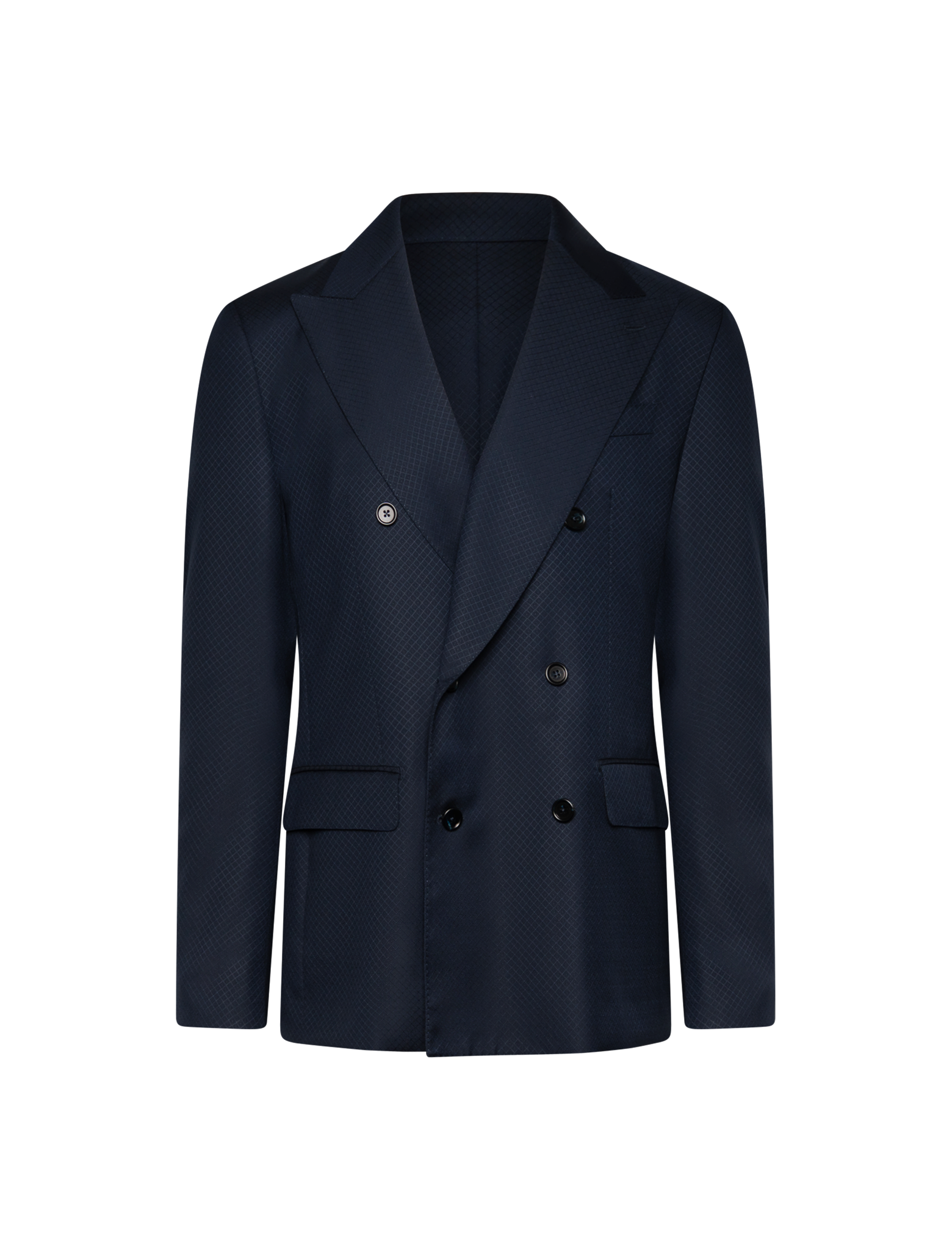 Double-breasted pattern suit