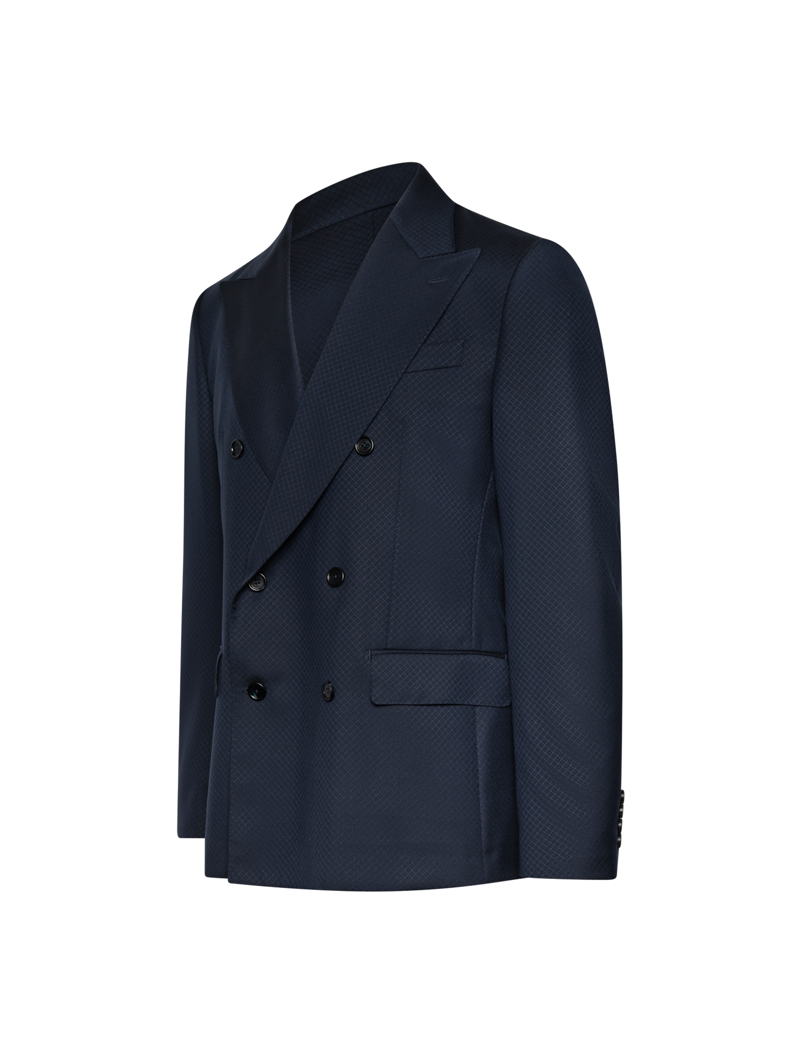 Double-breasted pattern suit