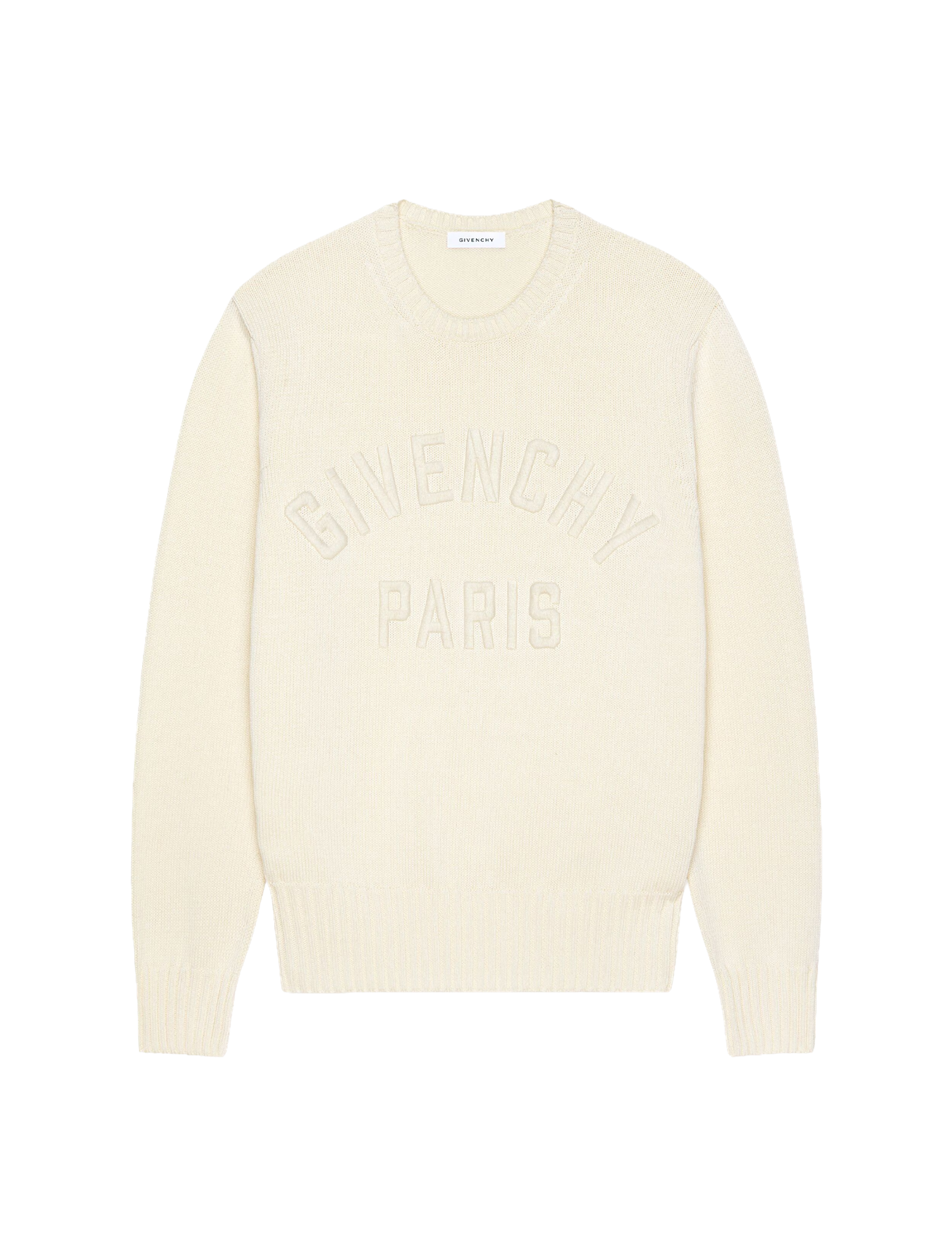 Embroidered logo cotton jumper