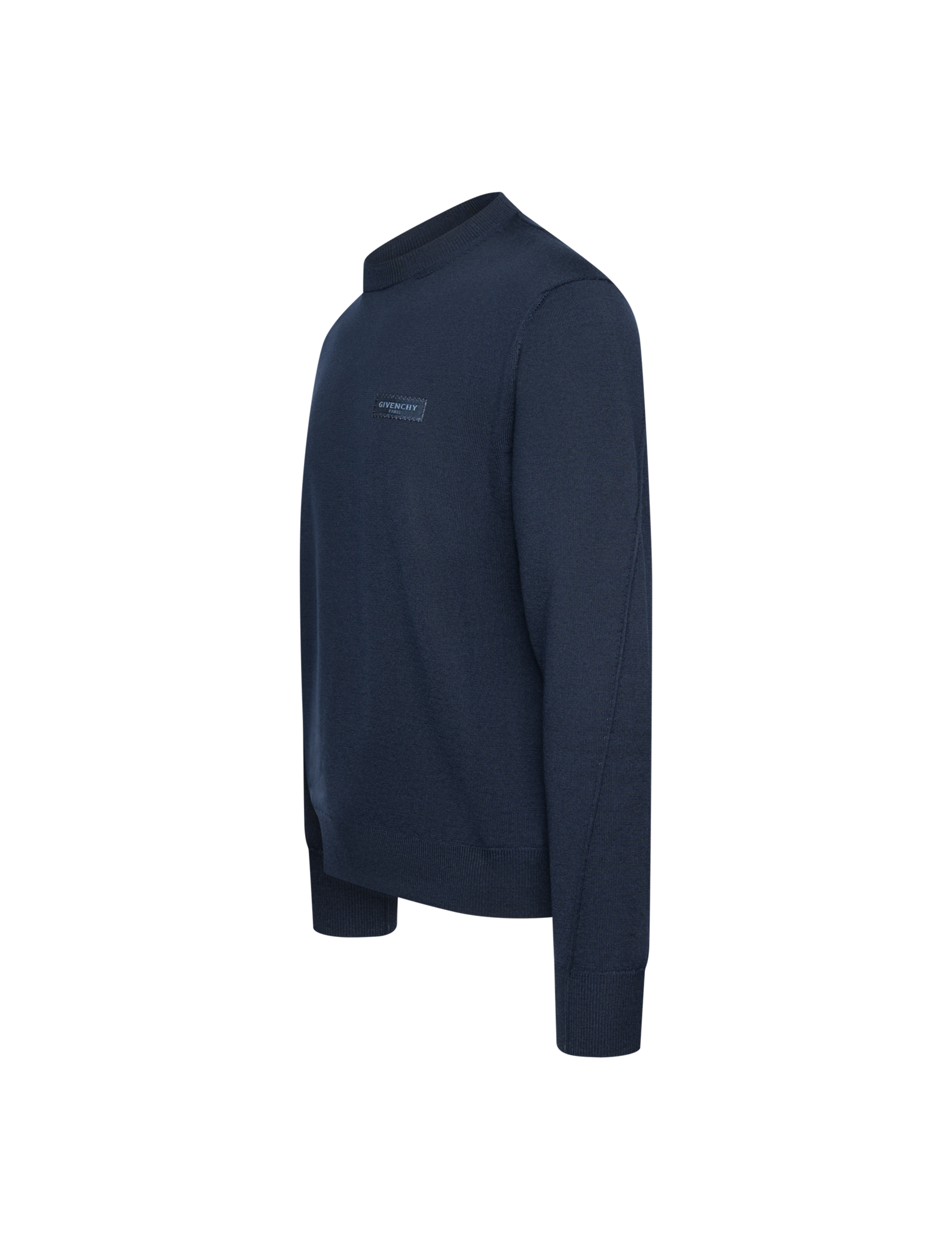 Gros grain logo wool knitwear