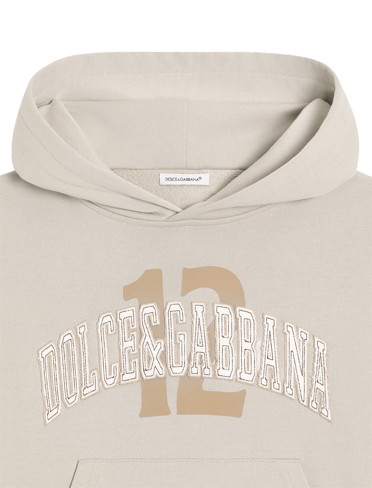 Embroidered logo hoodie
