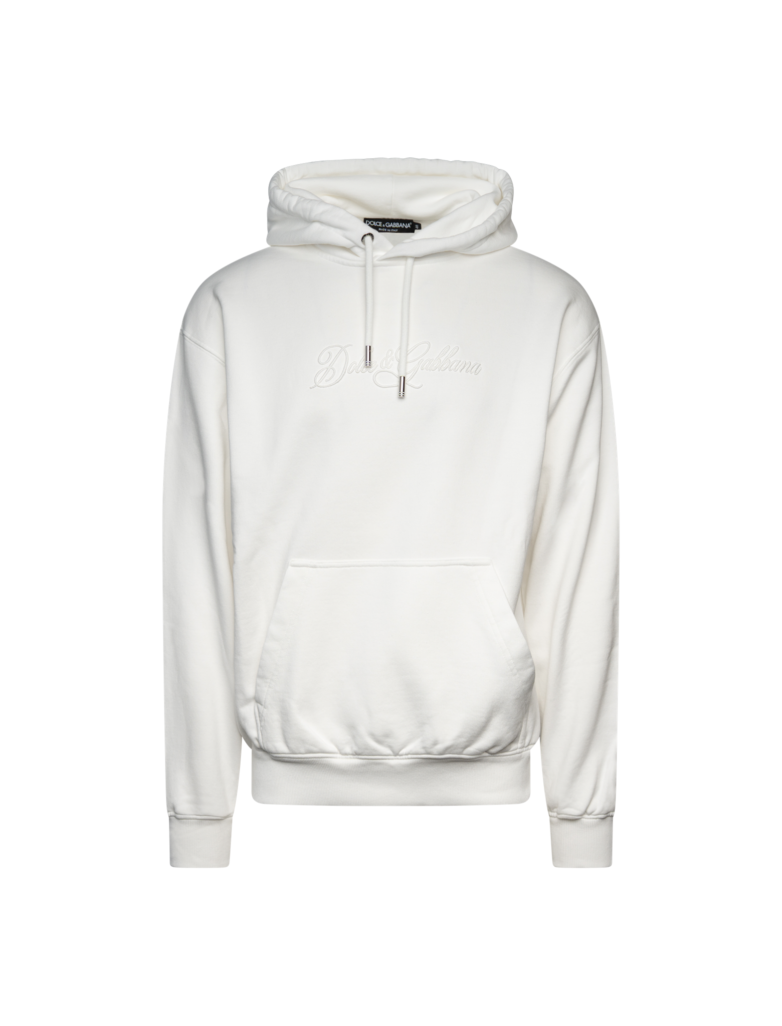 Embroidery jersey hoodie