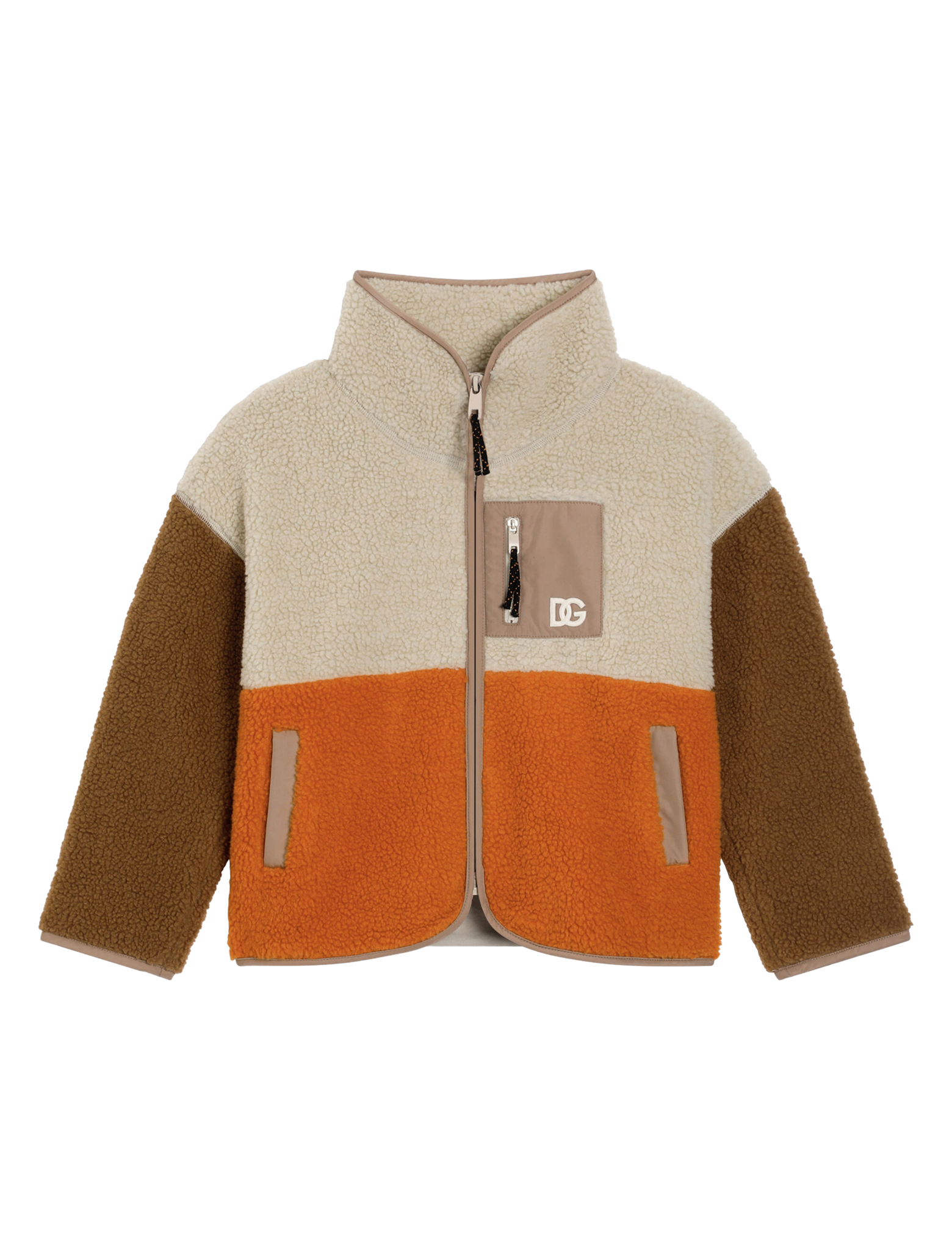 Faux teddy bear jacket