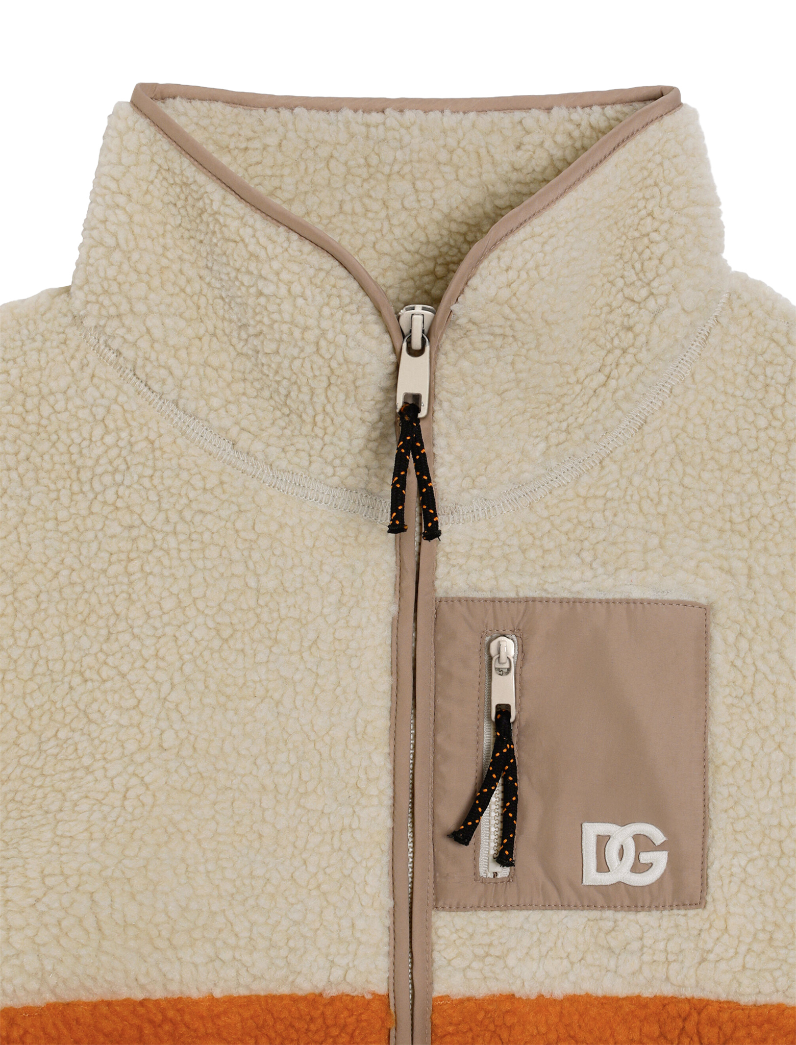 Faux teddy bear jacket