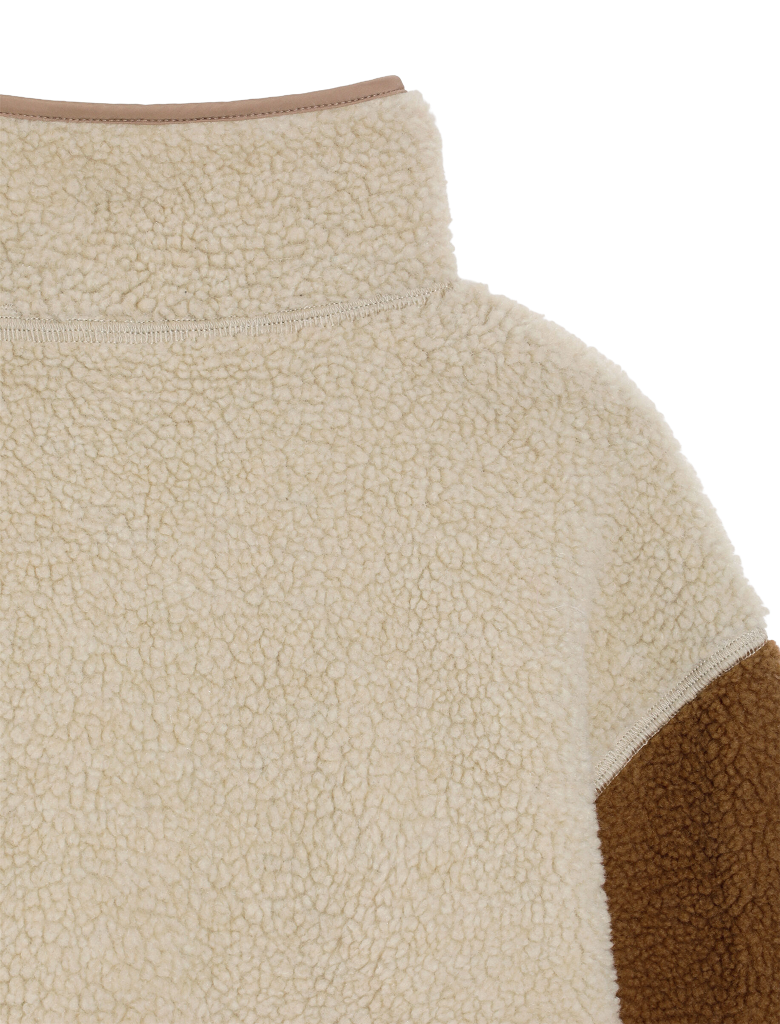 Faux teddy bear jacket