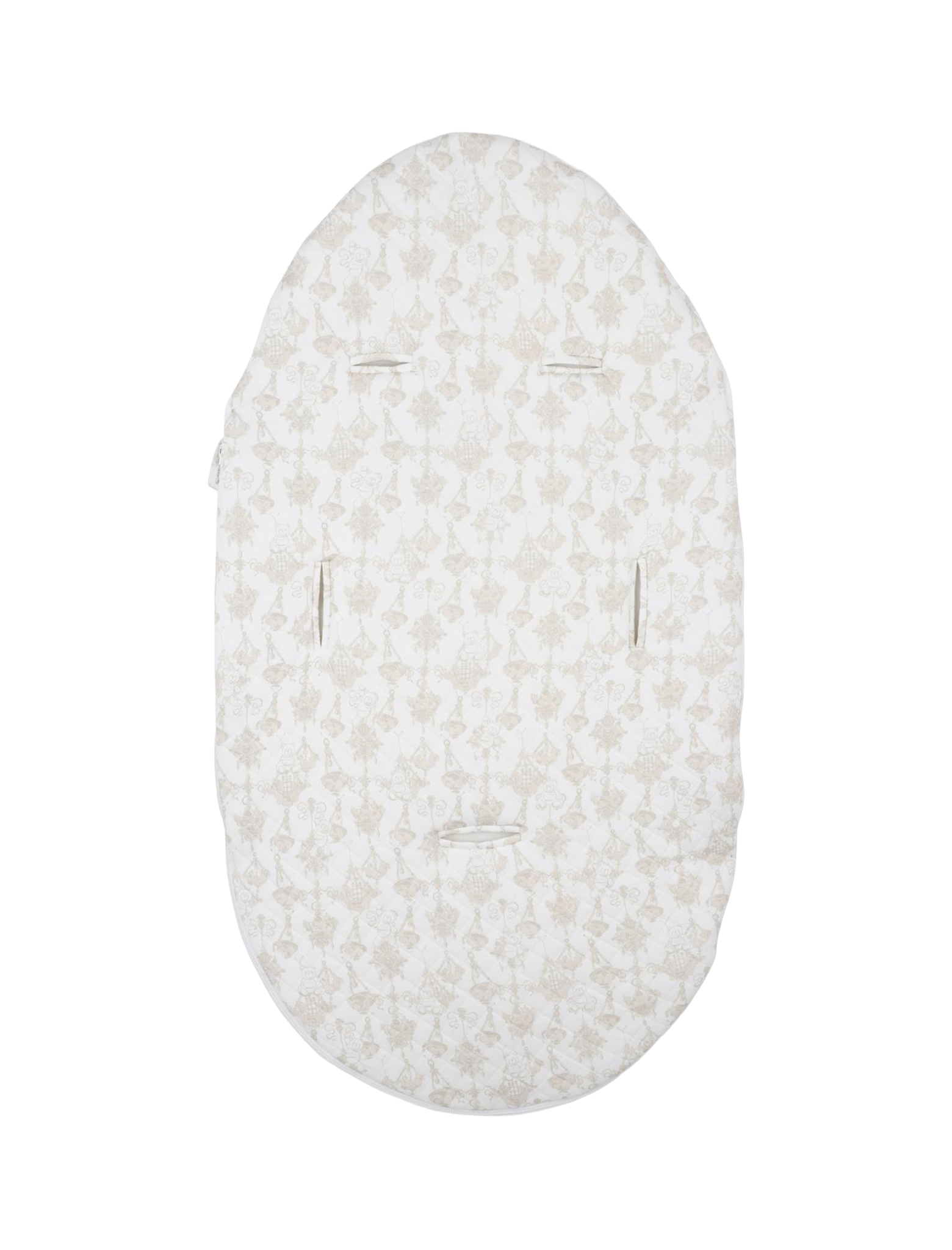 Floral-print swaddle blanket