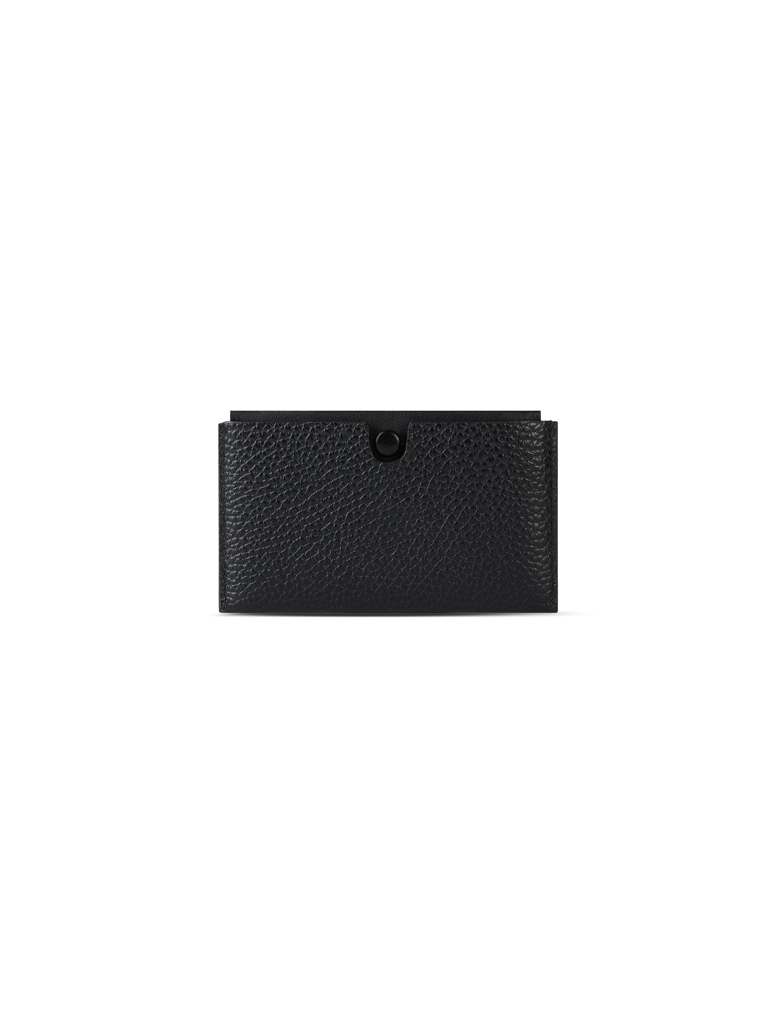 Folded leather card holder