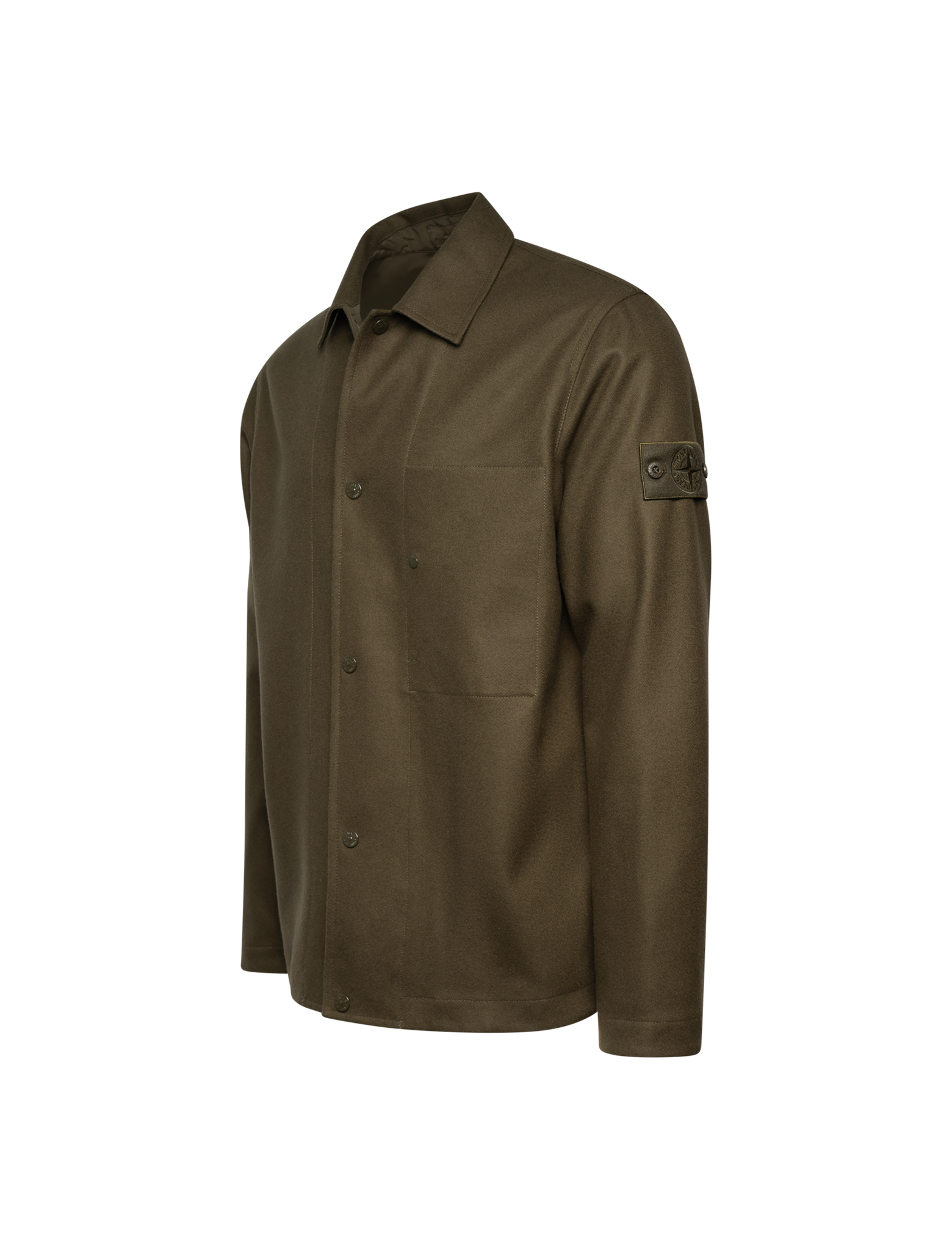 Ghost wool flannel overshirt