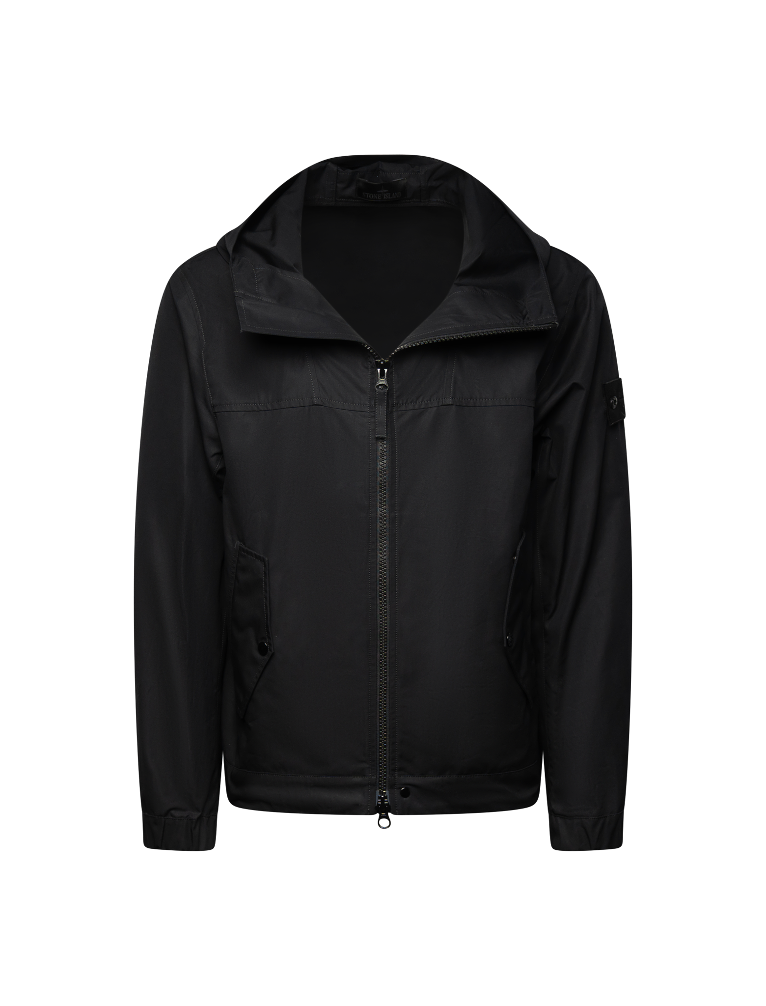 Ghost zipped canvas jacket