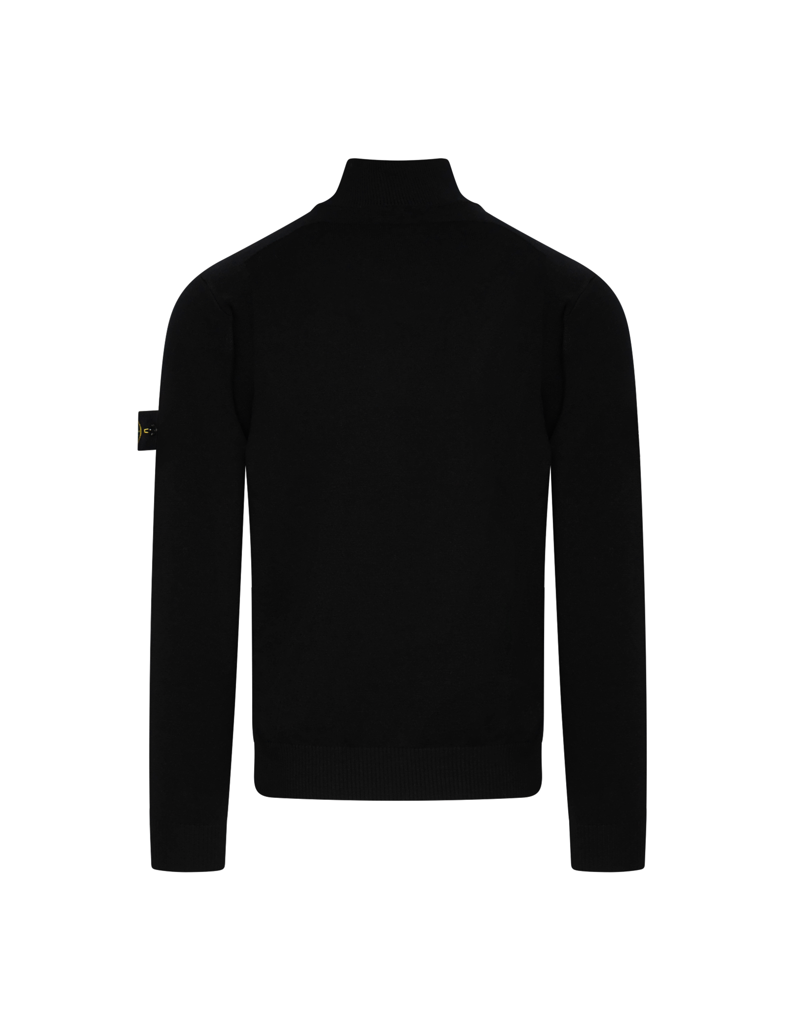Half-button RWS wool jumper