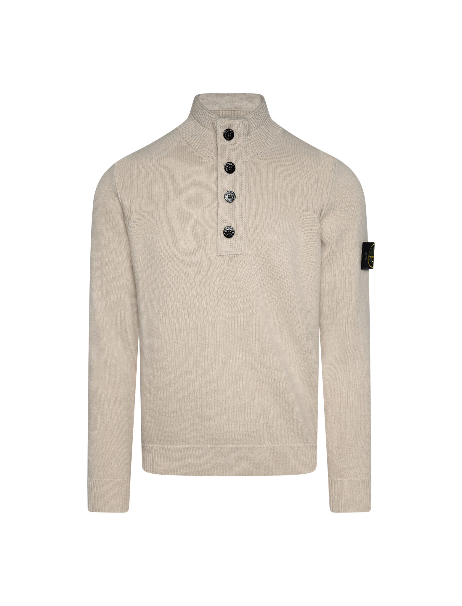 Half-zip lambswool jumper