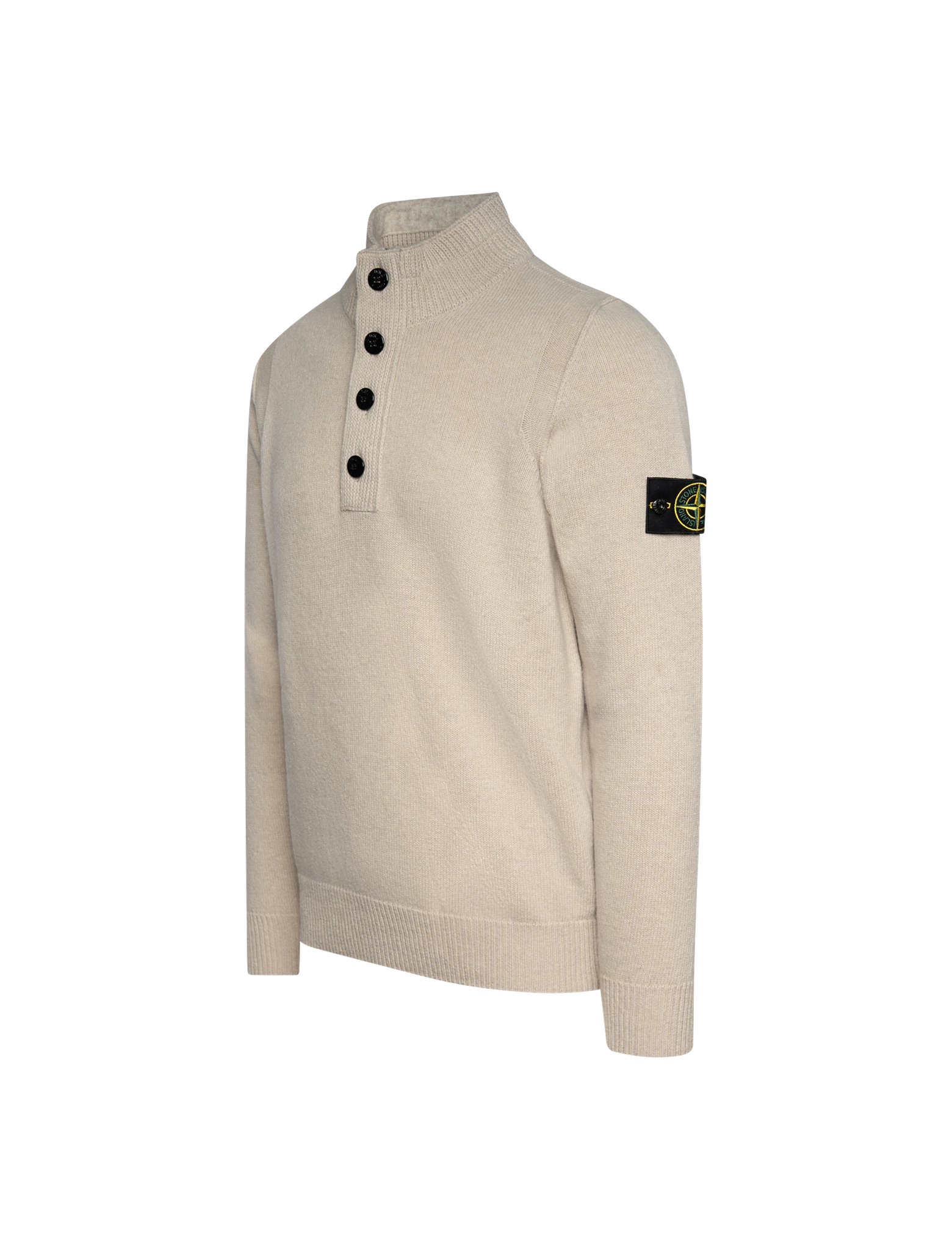 Half-zip lambswool jumper