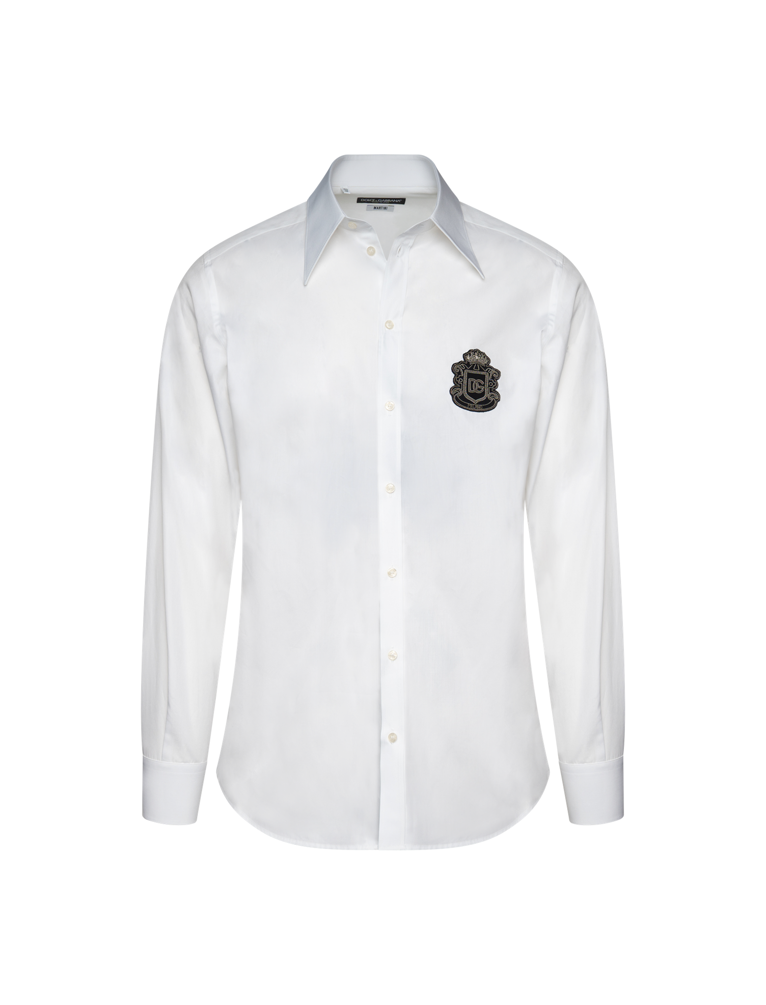 Heraldic patch martini shirt