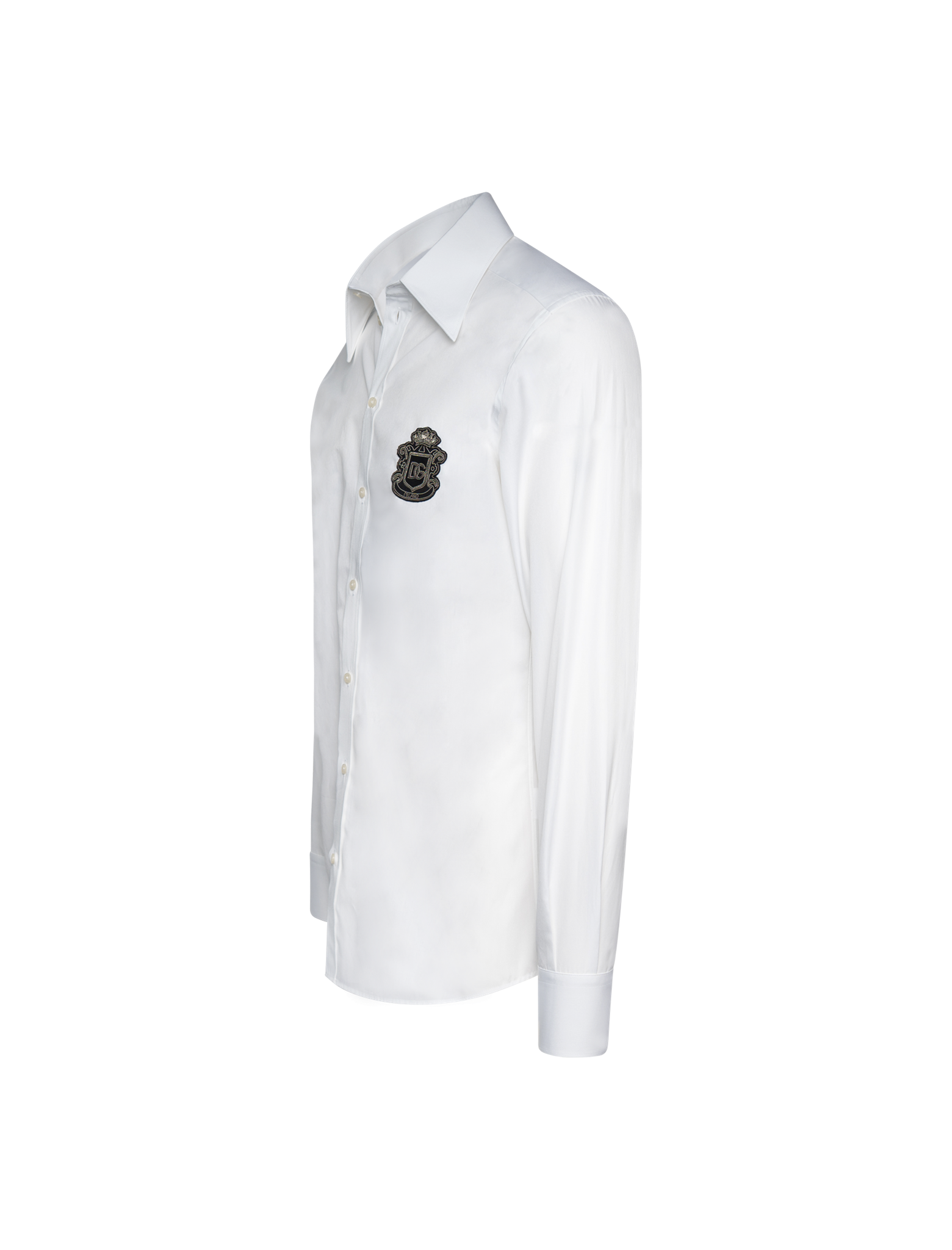 Heraldic patch martini shirt