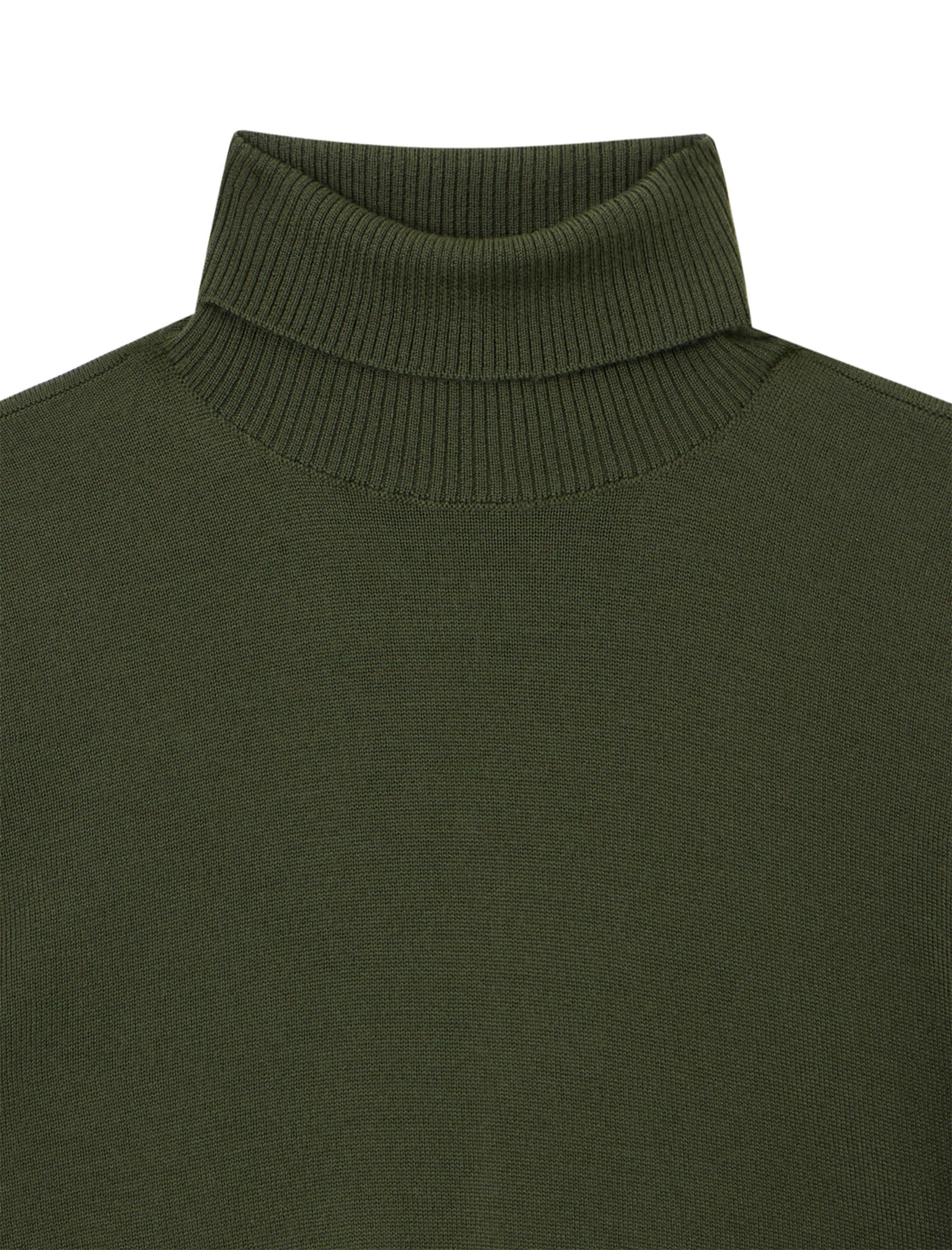 High neck RWS wool knitwear