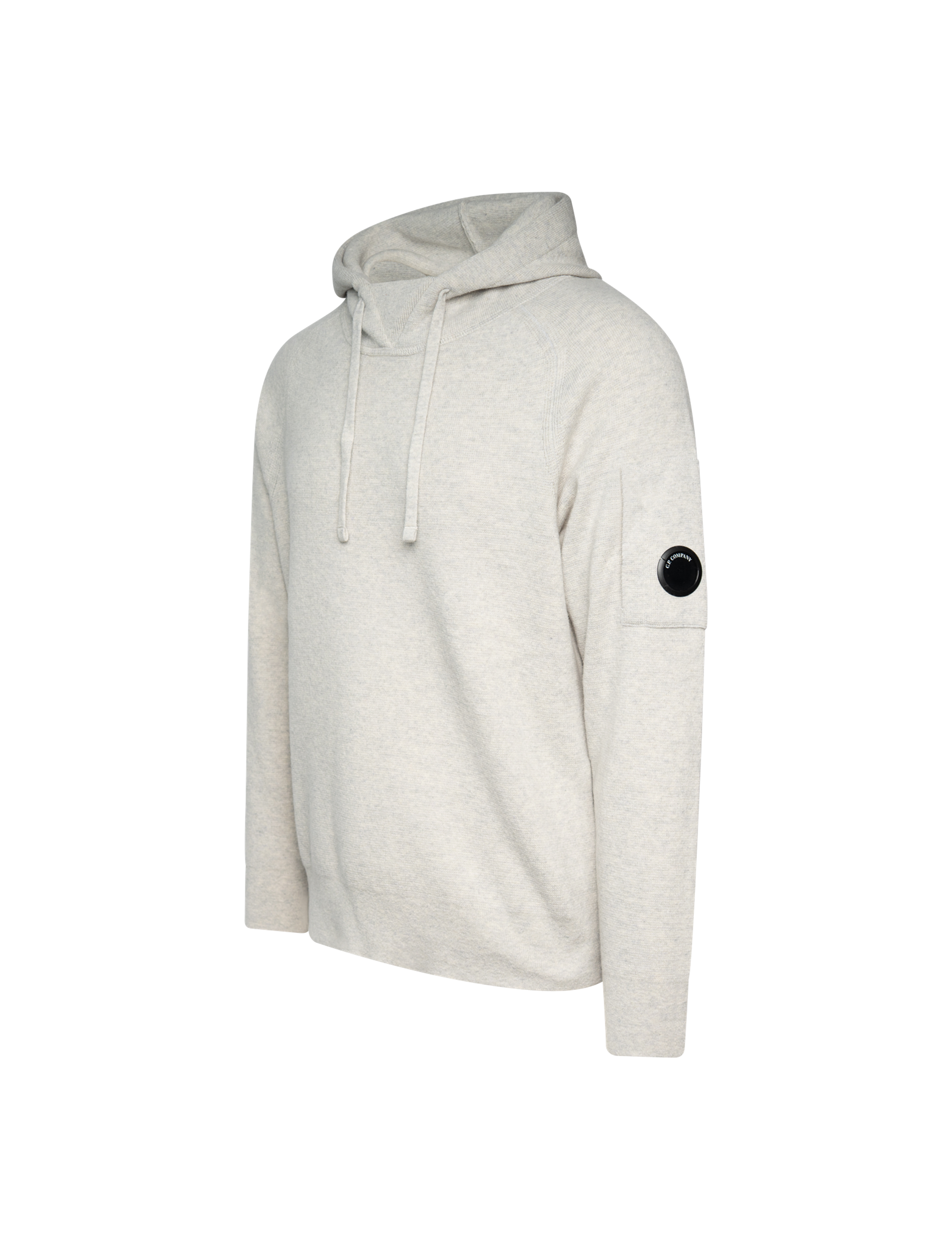 Hooded lambswool knitwear