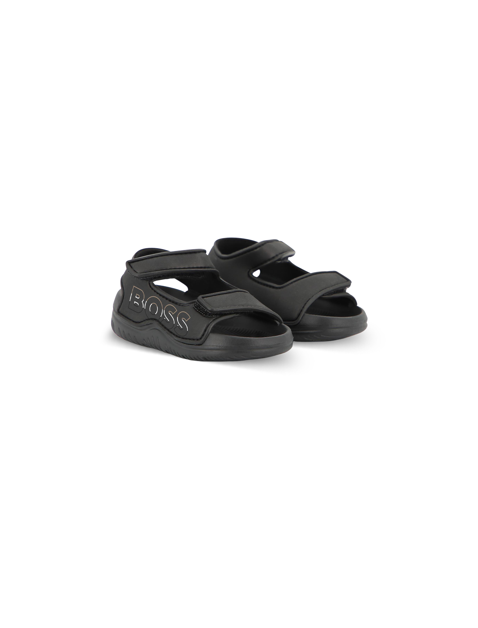 Hook & loop rubber sandals