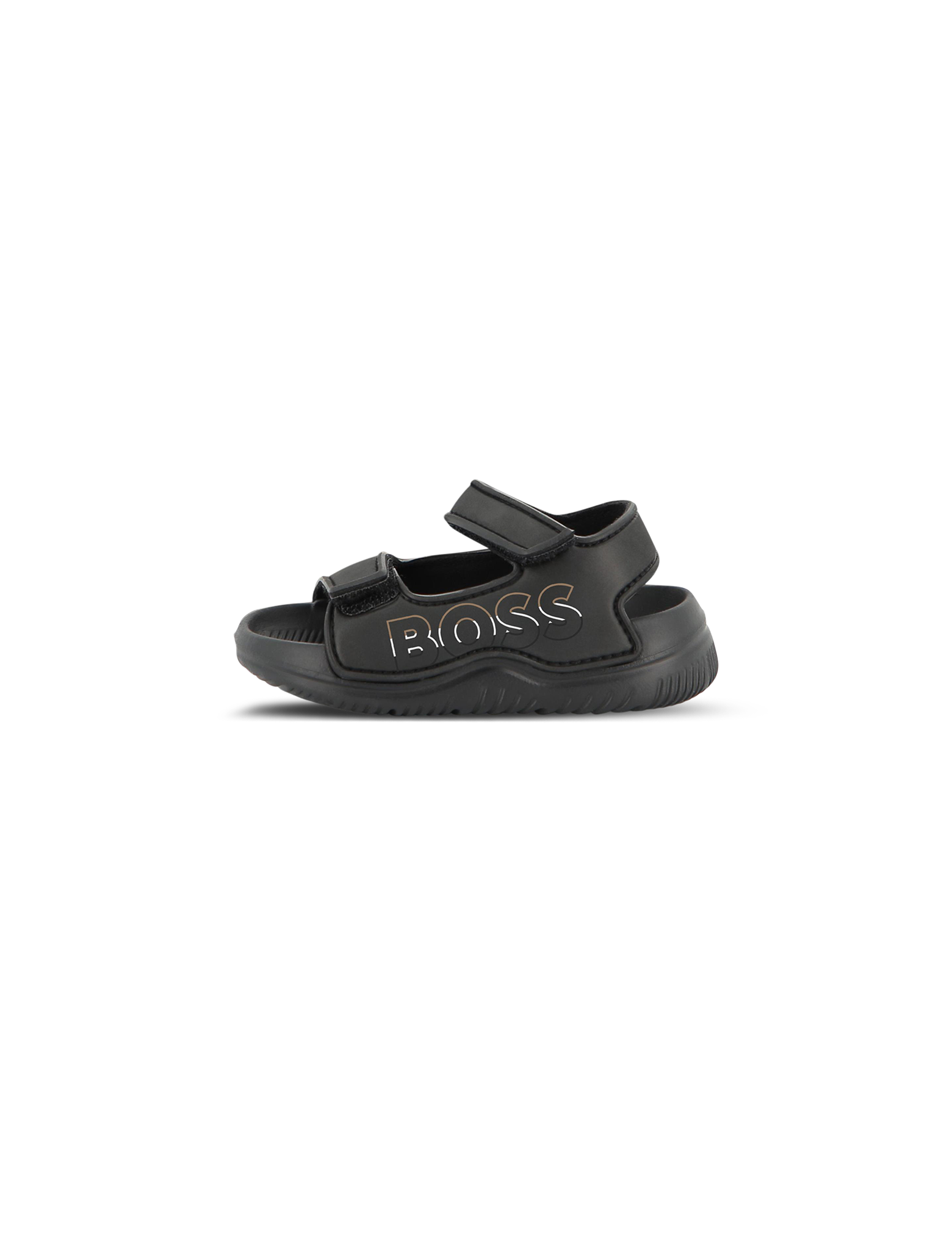 Hook & loop rubber sandals