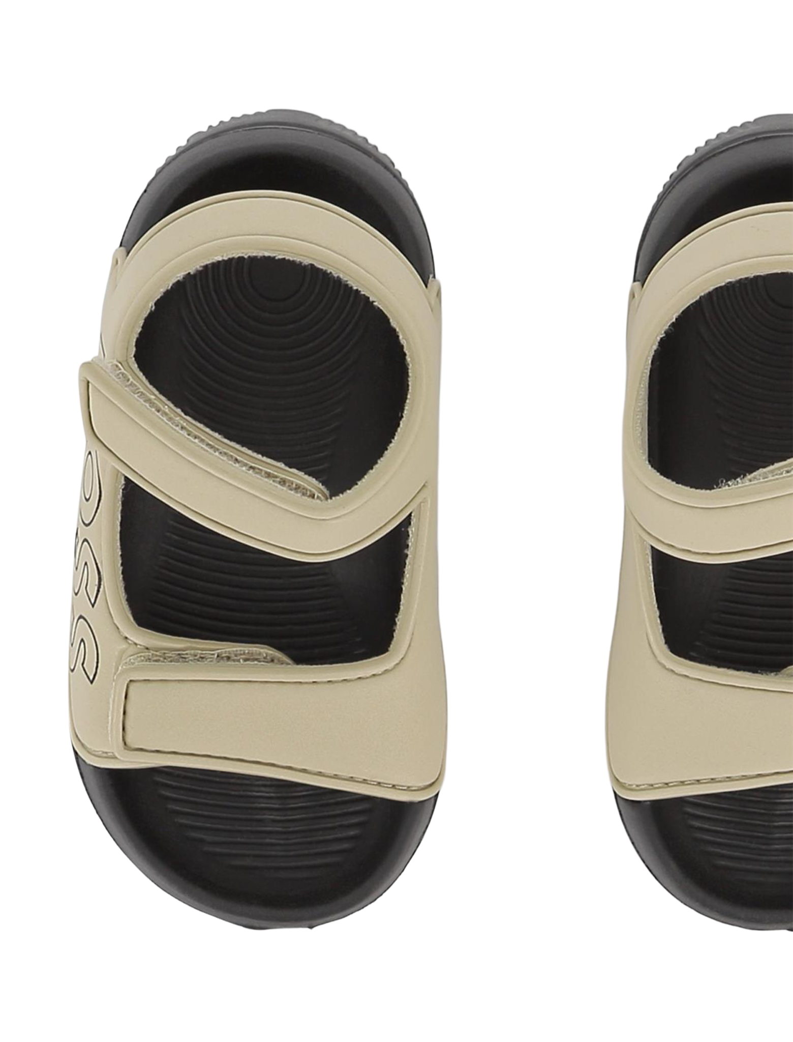 Hook & loop rubber sandals