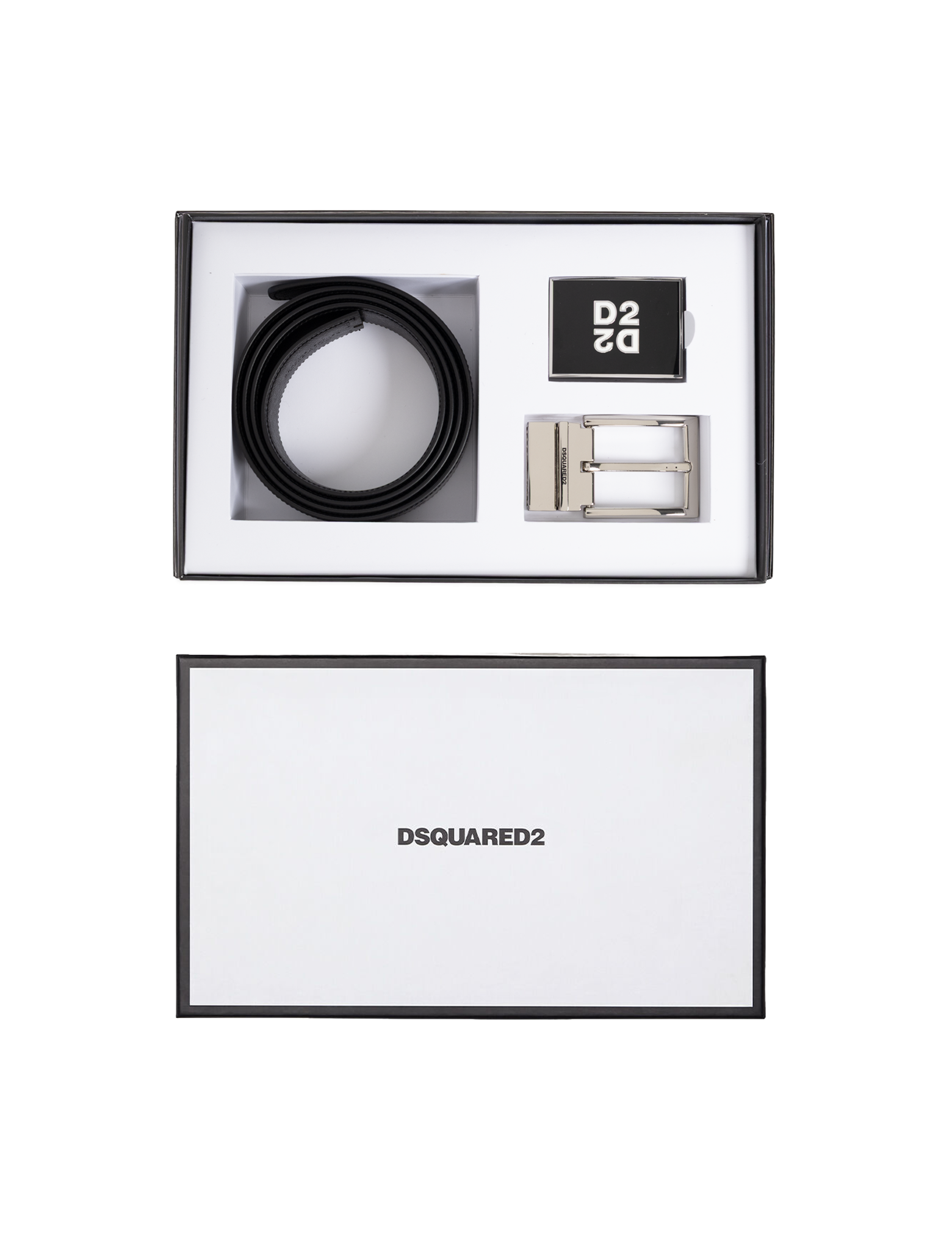 Interchangeable buckles belt