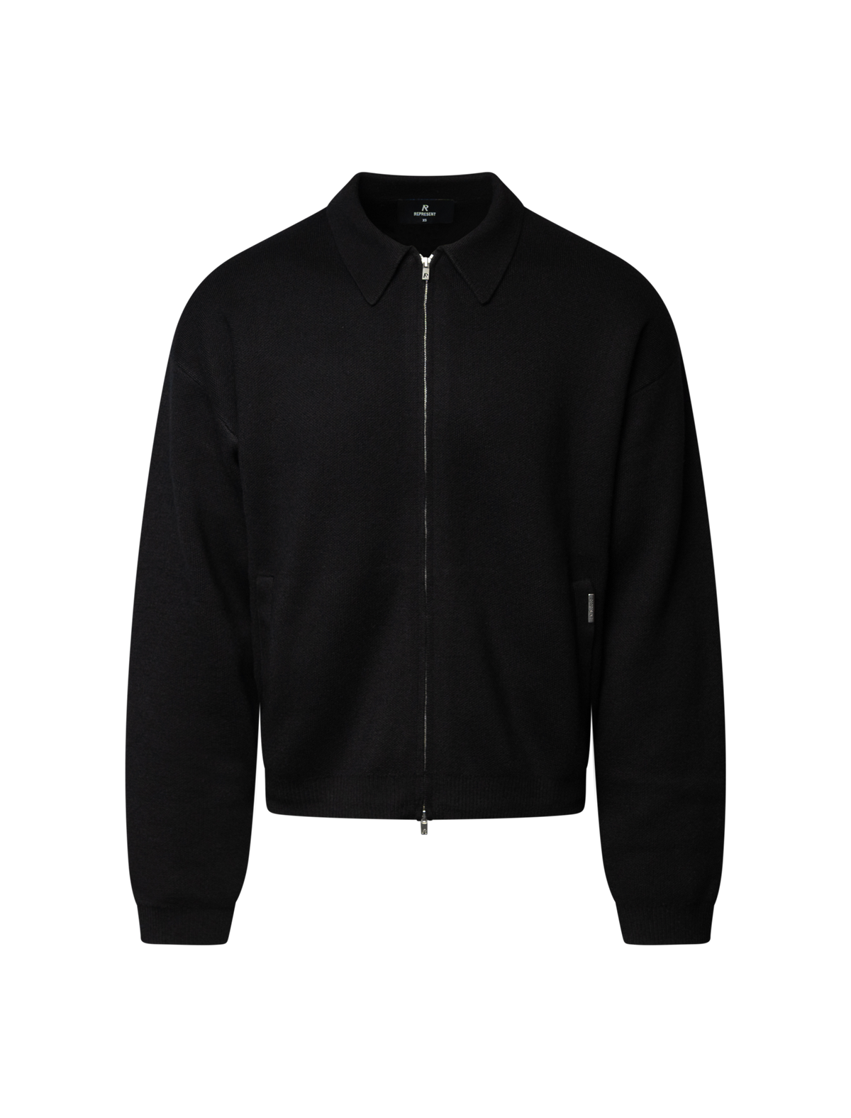 Knitted coach jacket