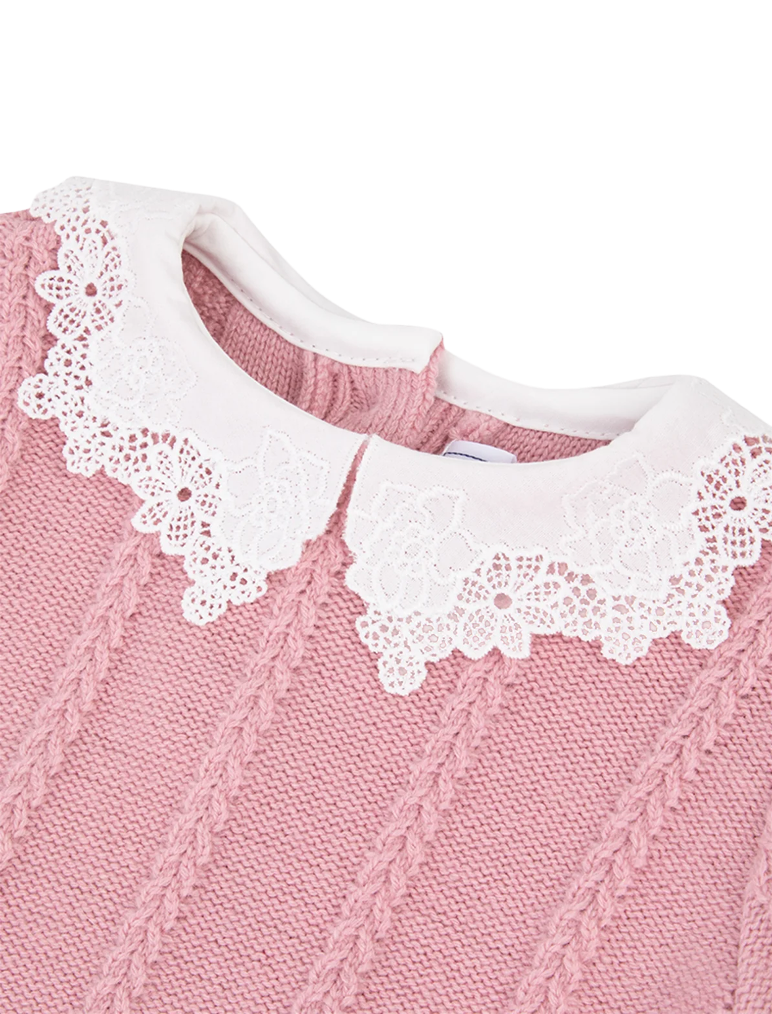 Knitted collar jumper