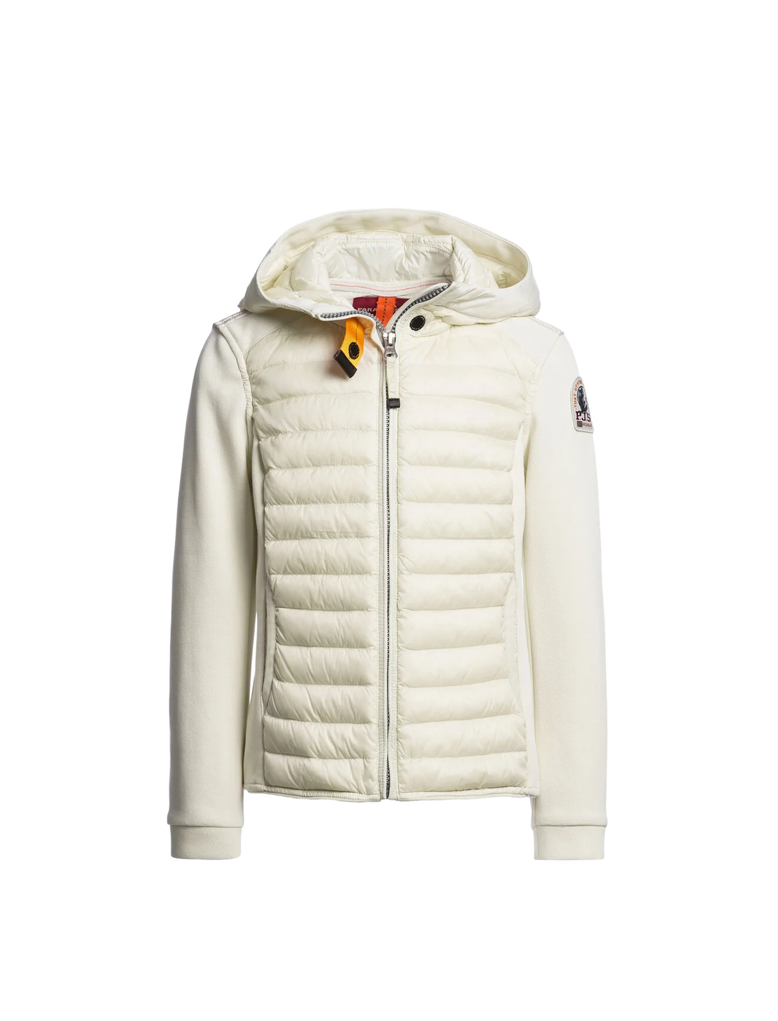 Kym fleece nylon hooded jacket