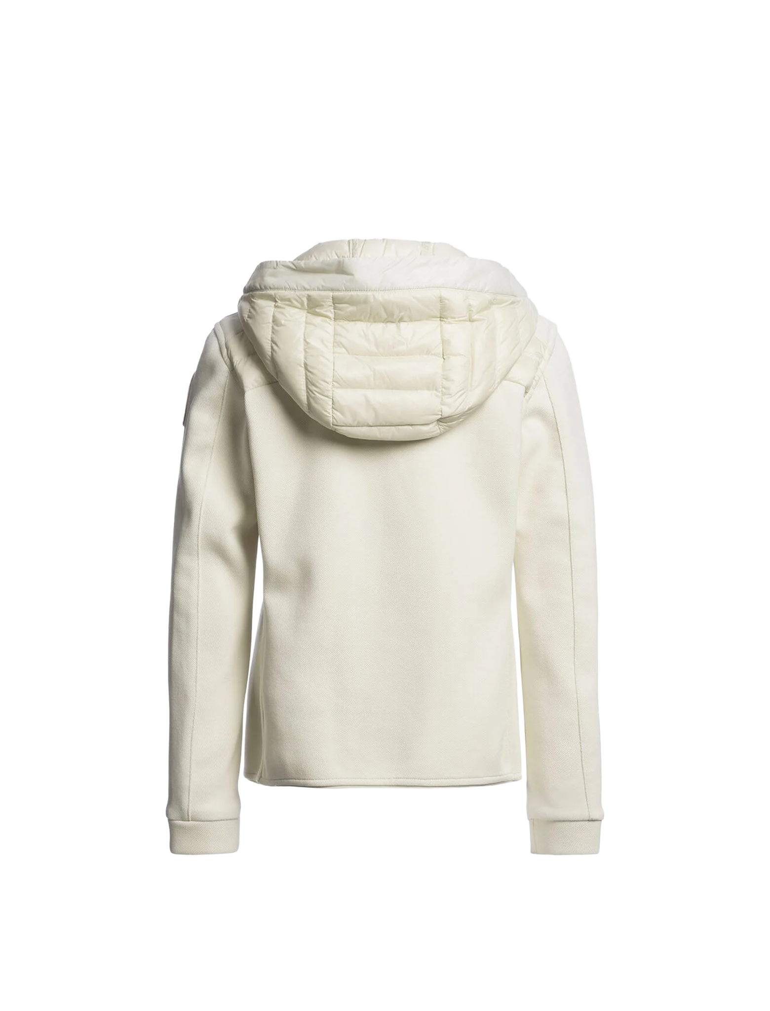 Kym fleece nylon hooded jacket