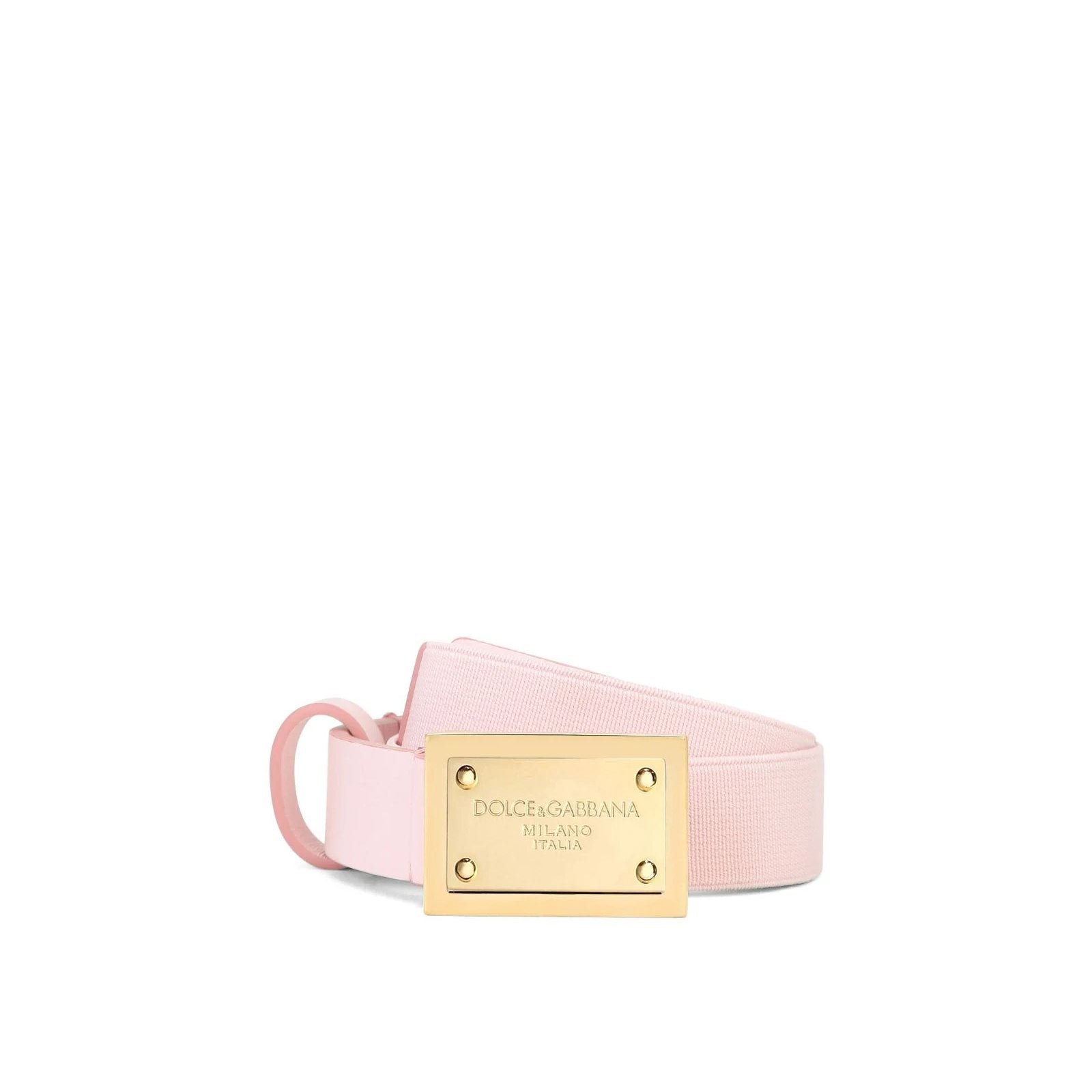 Leather stretch belt