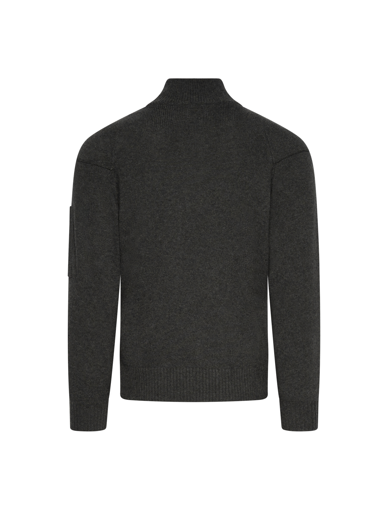 Lambswool GRS half zip sweater
