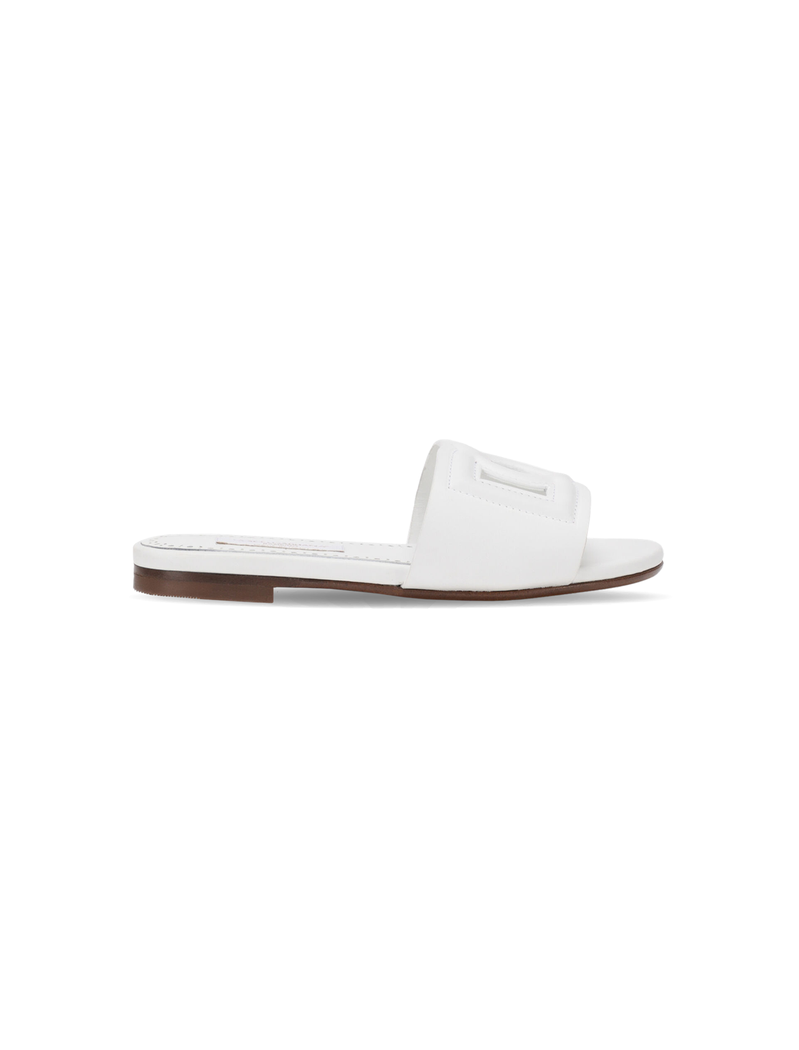 Leather millennials slides