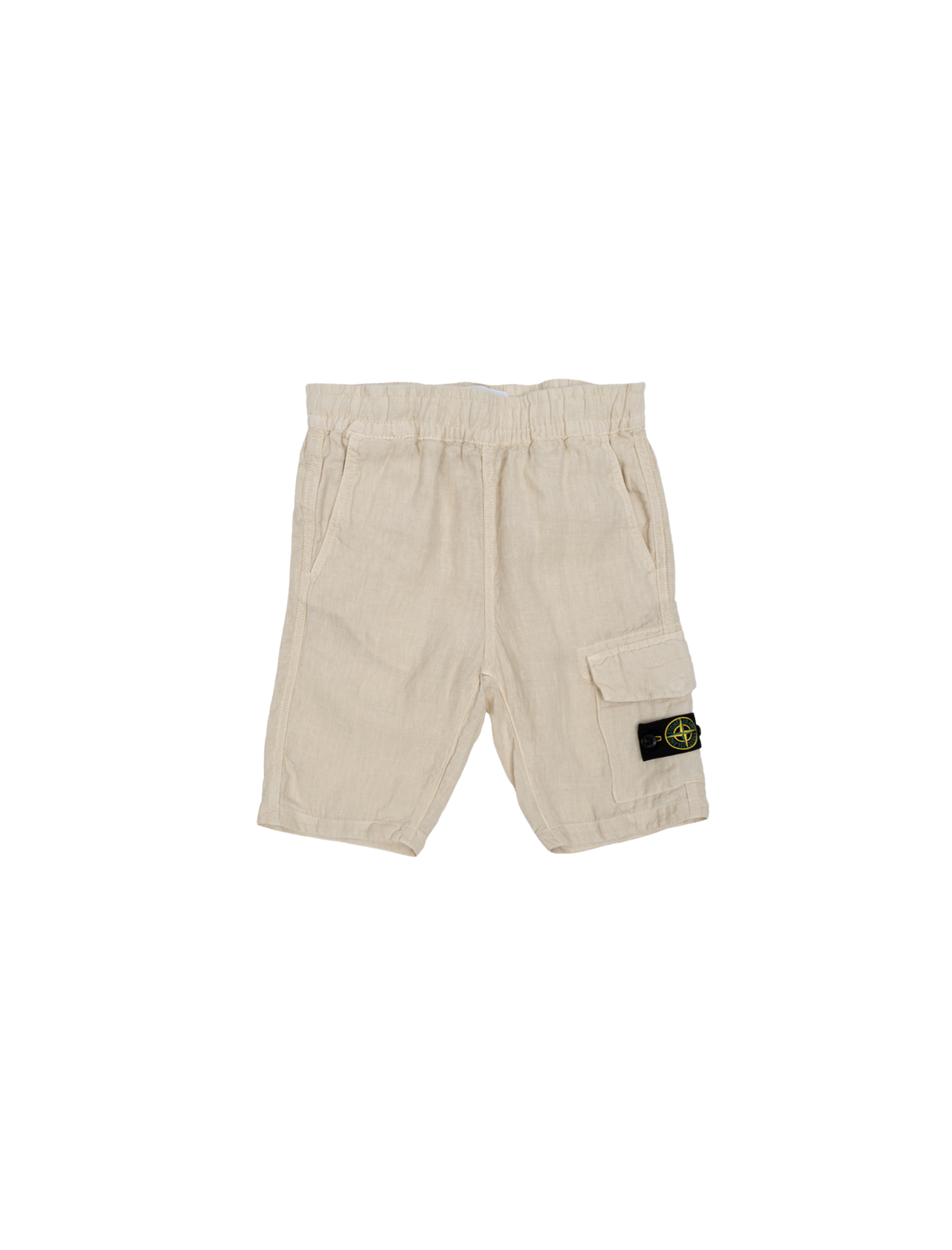 Linen cargo shorts