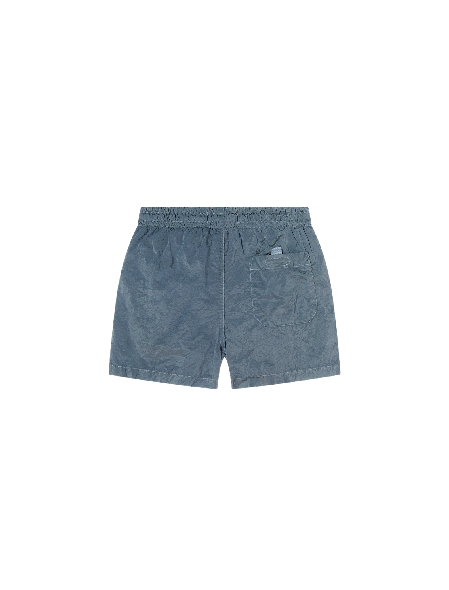Logo crinkled swim shorts
