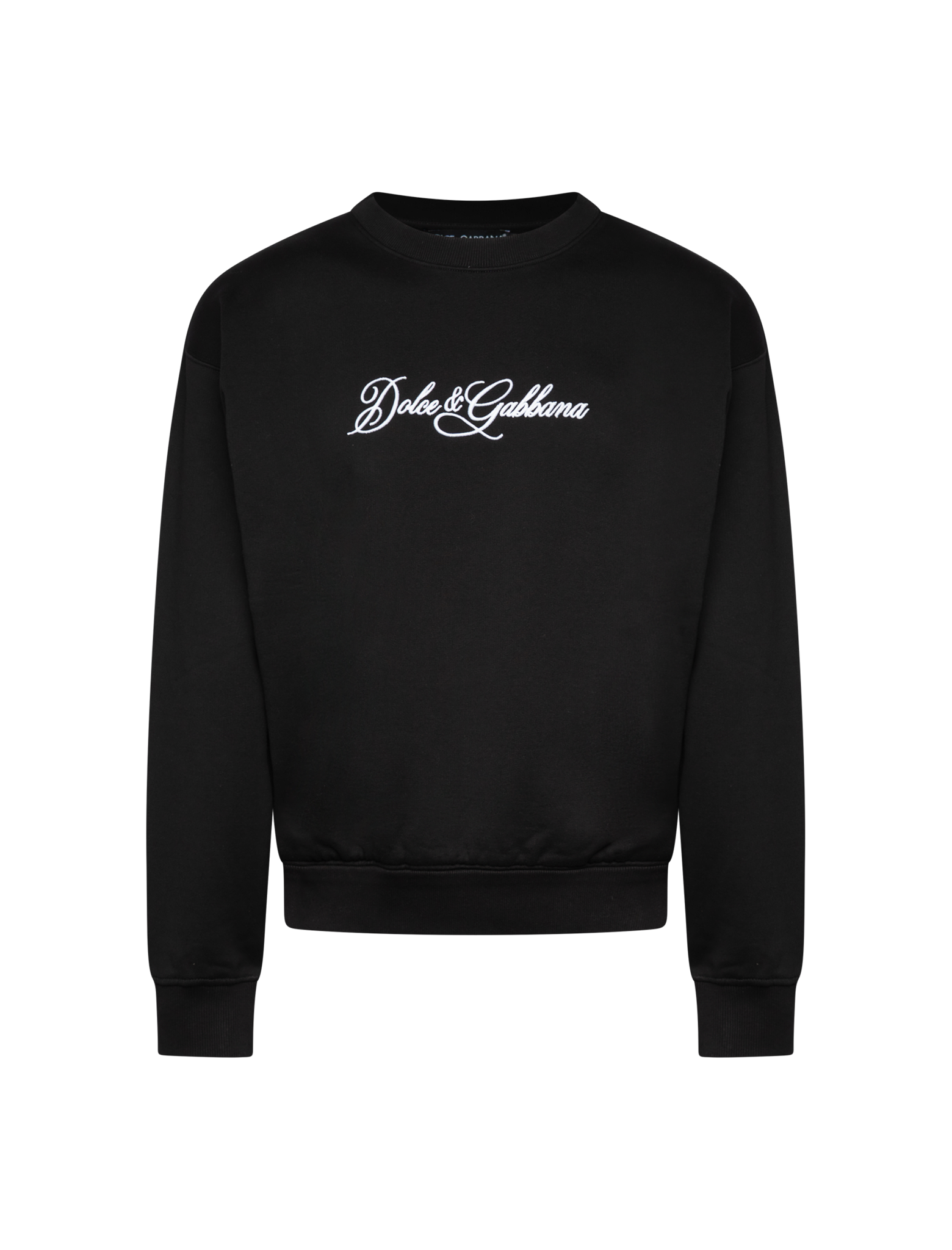 Logo embroidery sweatshirt