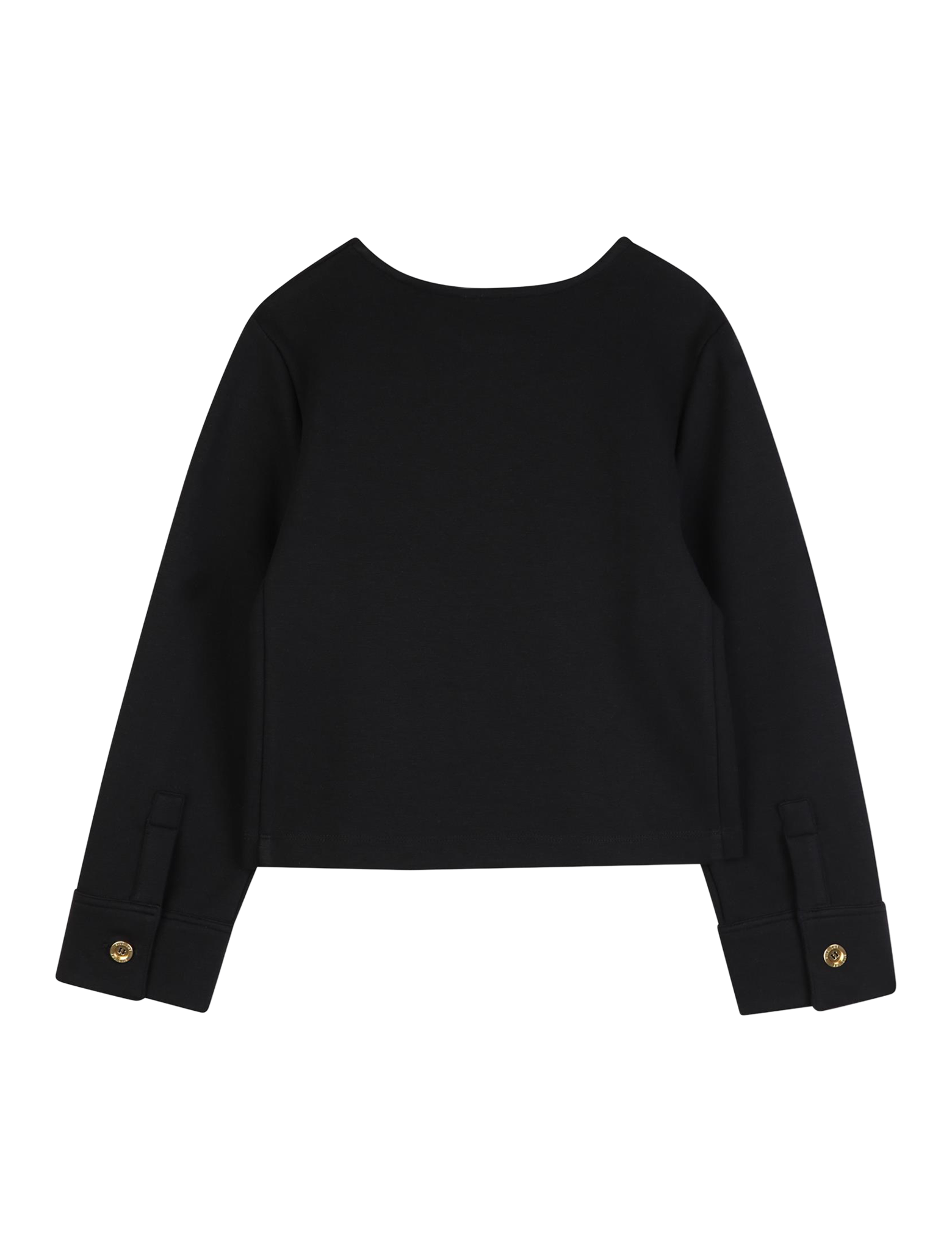 Logo patch cardigan vest