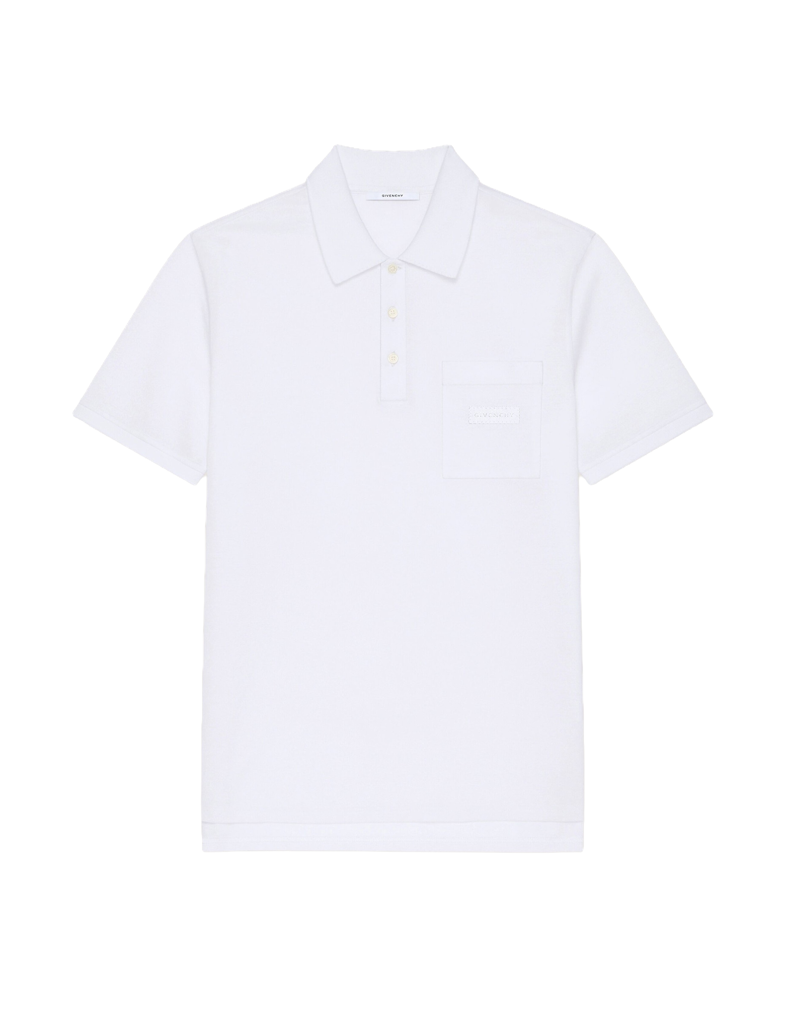 Logo patch cotton polo shirt