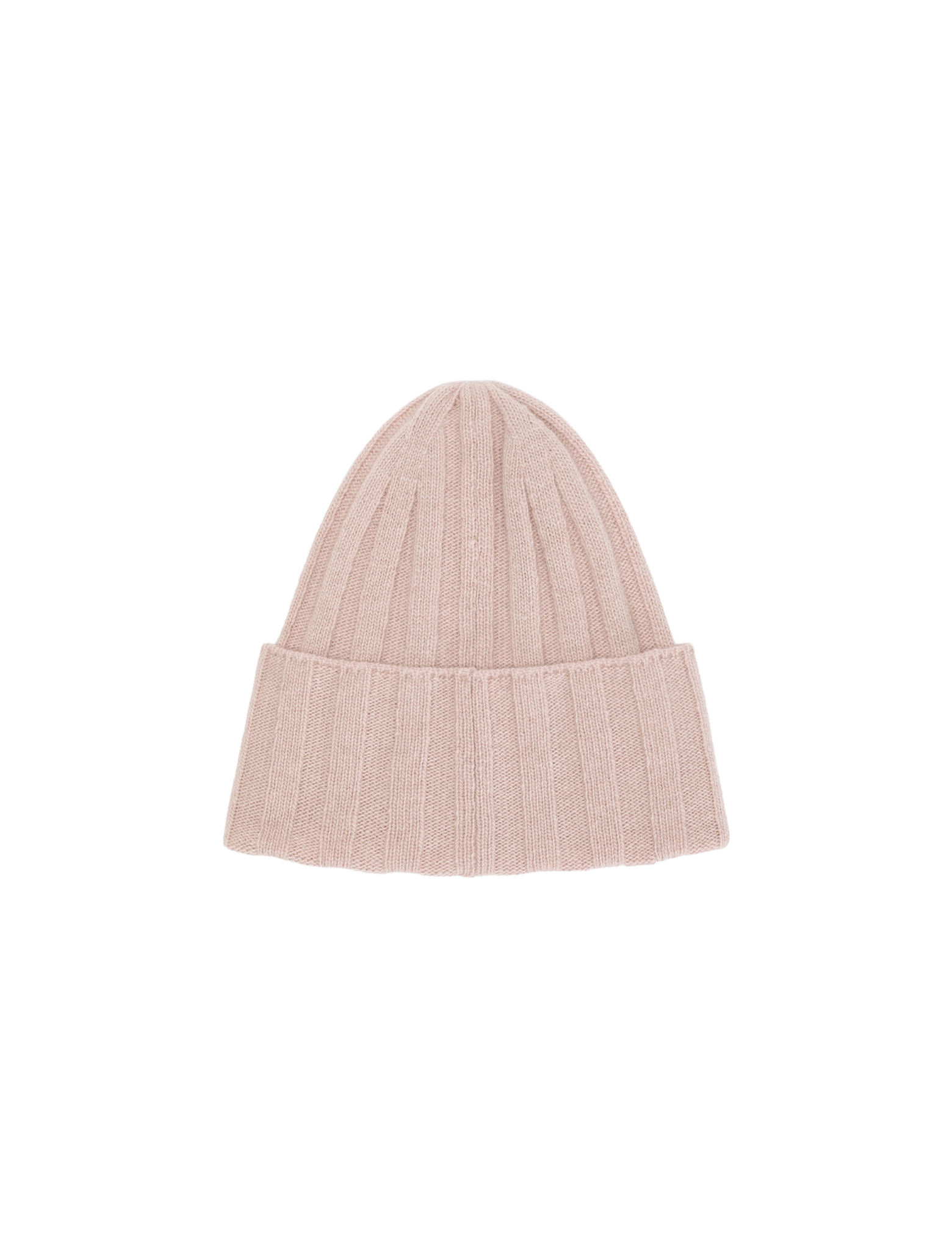 Logo plaque ribbed beanie hat