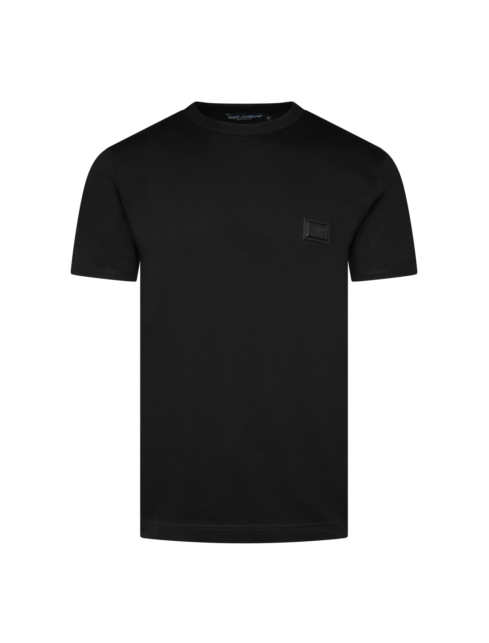 Logo plate cotton t-shirt