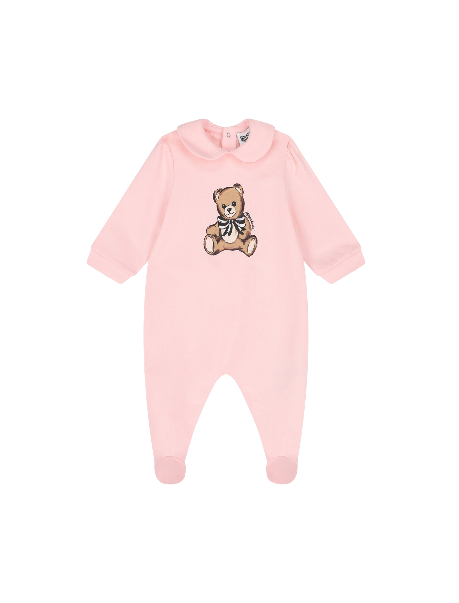 Logo print babygrow suit
