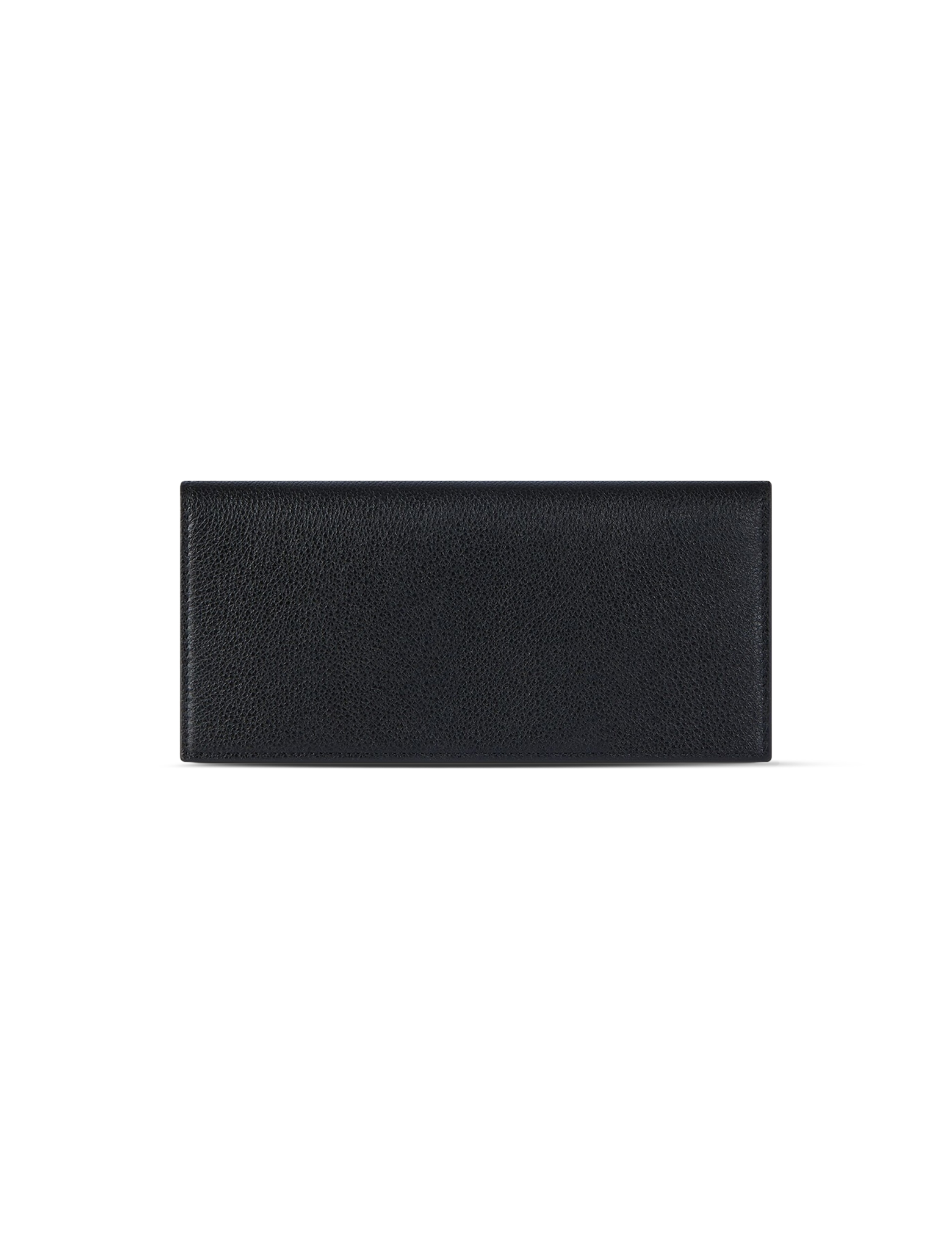 Long leather bi-fold wallet