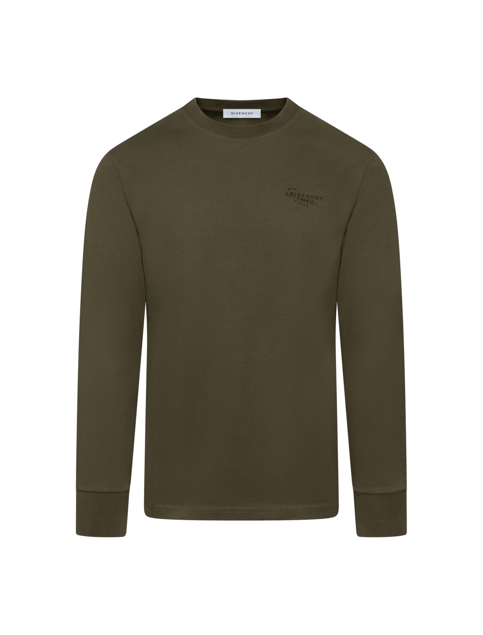 Long sleeve stamp t-shirt