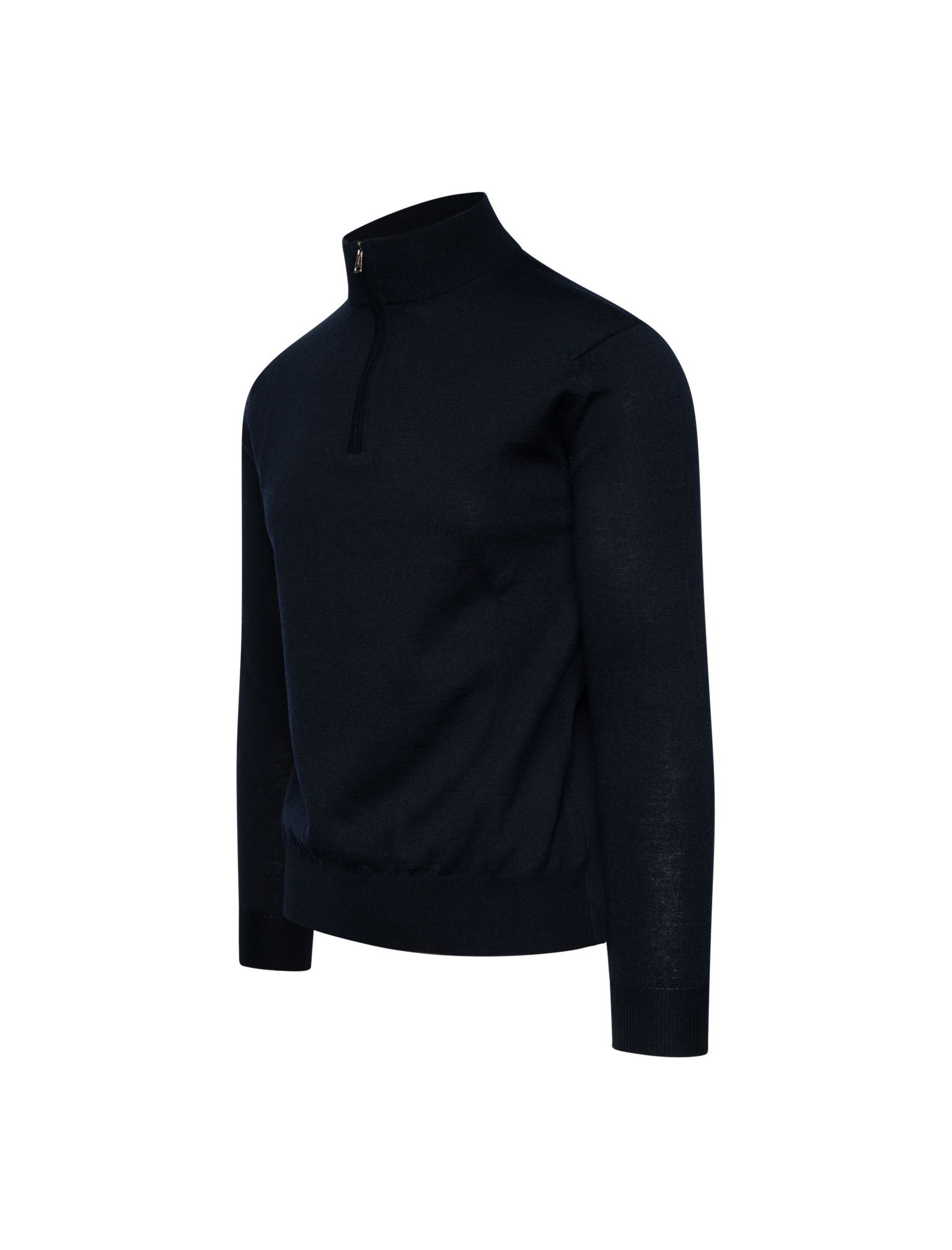 Merino wool half zip sweater