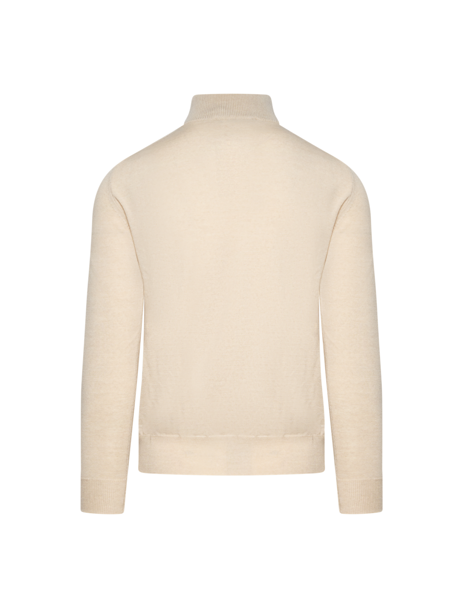 Merino wool half zip sweater