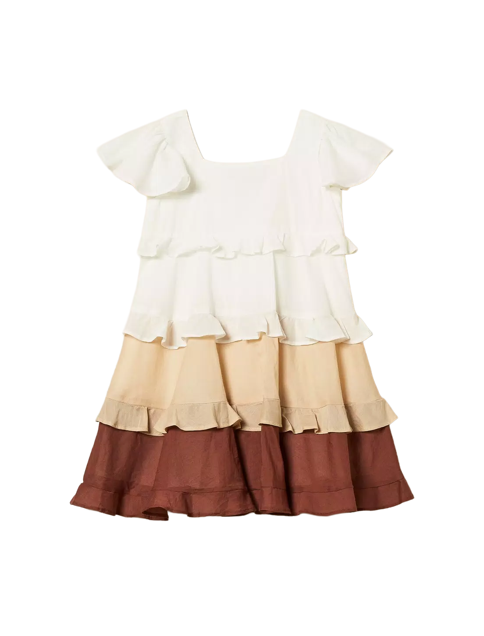 Multicolour muslin dress